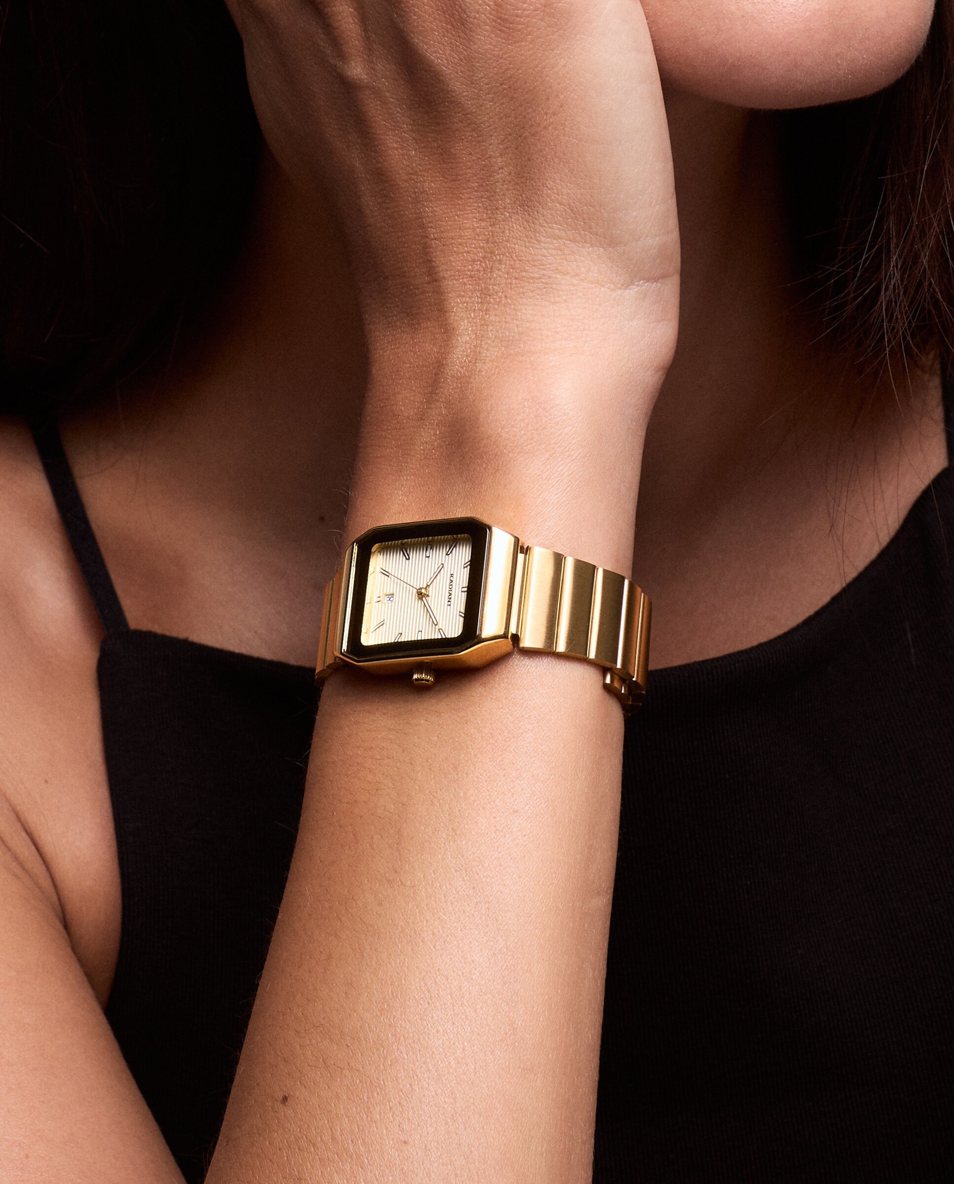 Reloj de mujer nia ra709202 de acero y correa dorada - Radiant - Oro Oro-2