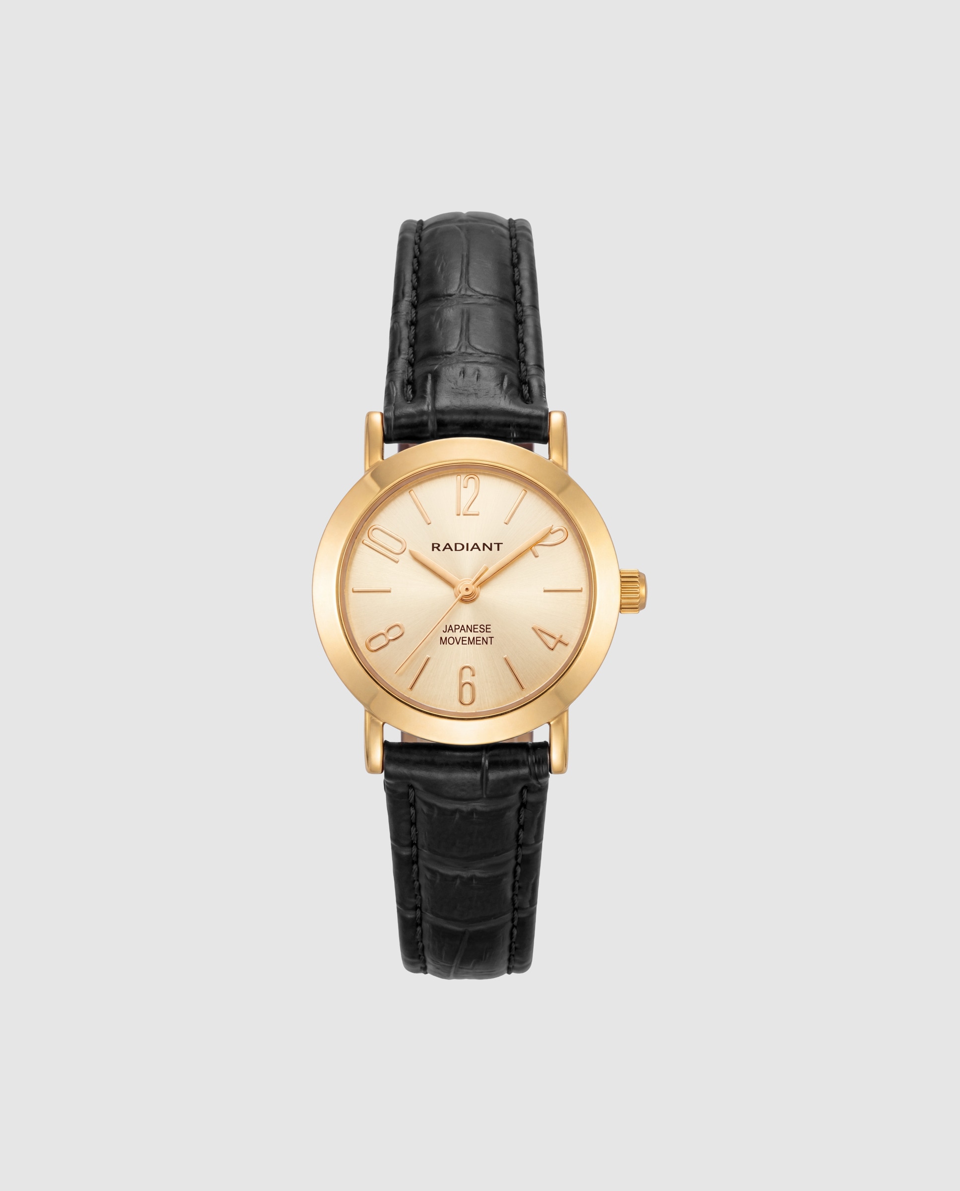 Reloj de mujer mini ra710201 de piel sintética y correa negra - Radiant - Negro Negro-1