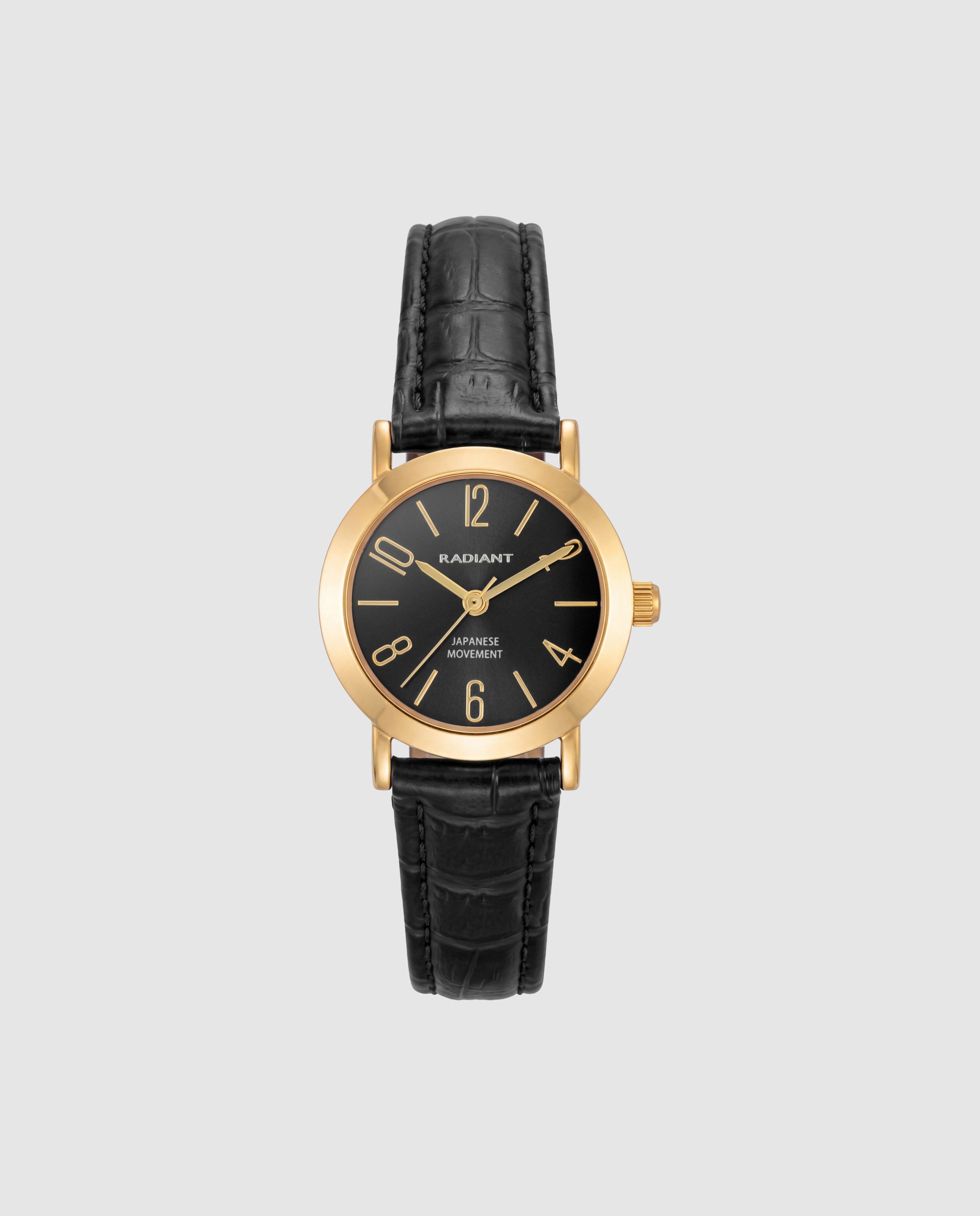 Reloj de mujer mini ra710202 de piel sintética y correa negra - Radiant - Negro Negro-1