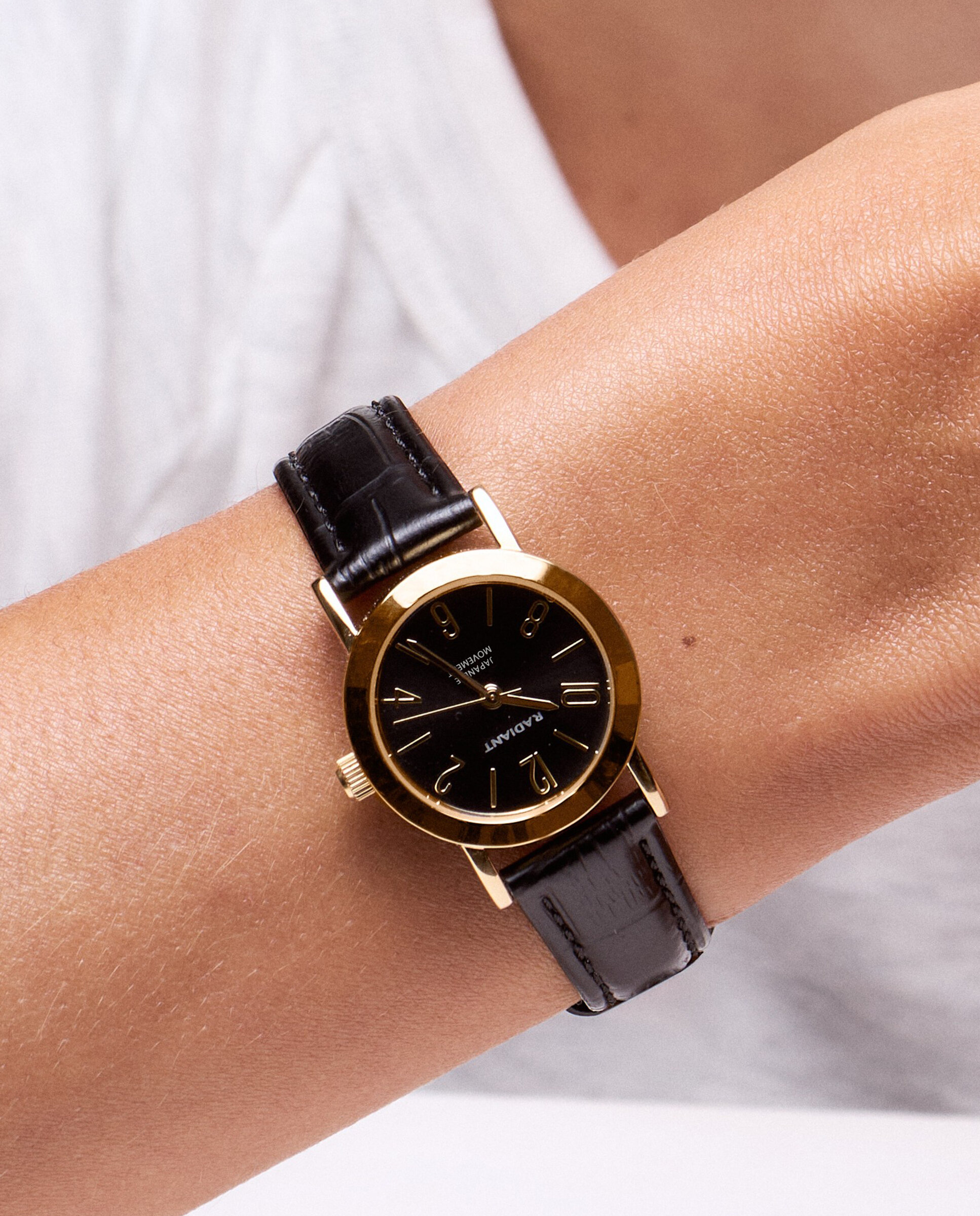 Reloj de mujer mini ra710202 de piel sintética y correa negra - Radiant - Negro Negro-2