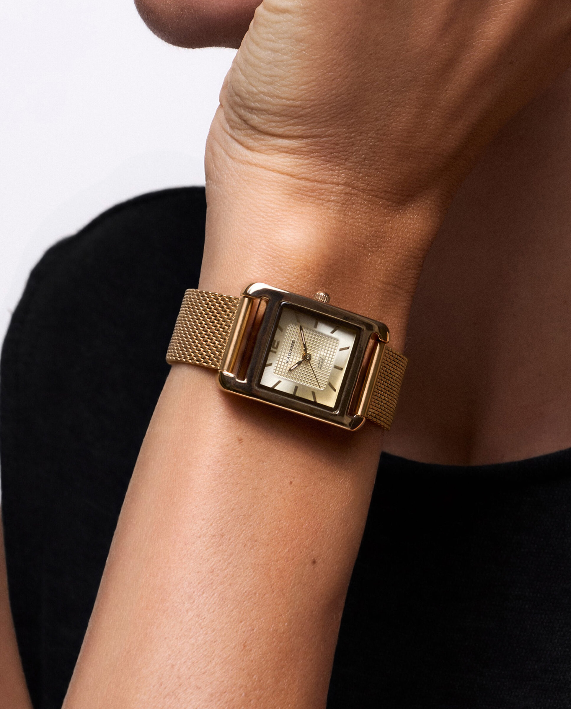 Reloj de mujer cleo ra711202 de acero y correa dorada - Radiant - Oro Oro-2