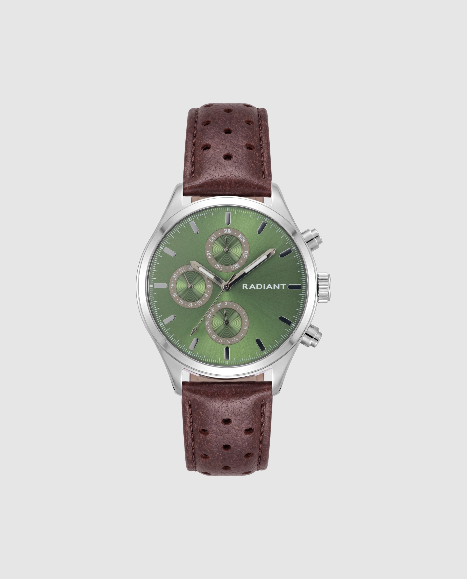 Reloj de hombre dune ram100706 de piel sintética y correa - Radiant - Marrón Marrón-1