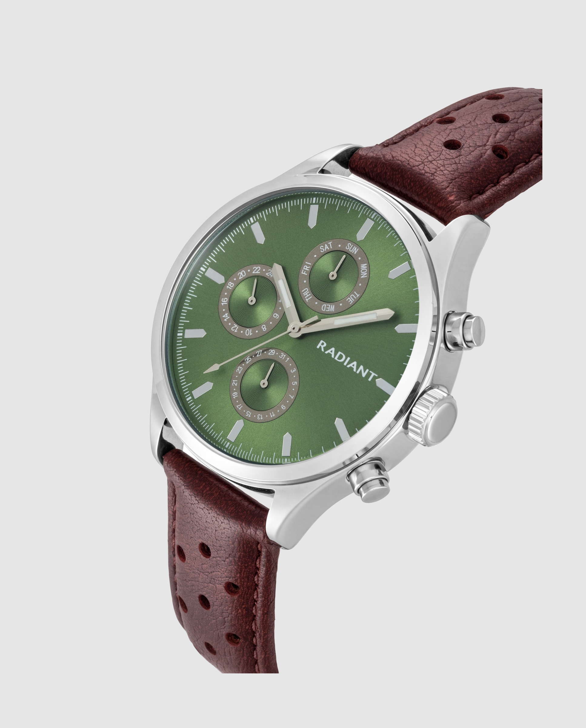 Reloj de hombre dune ram100706 de piel sintética y correa - Radiant - Marrón Marrón-2