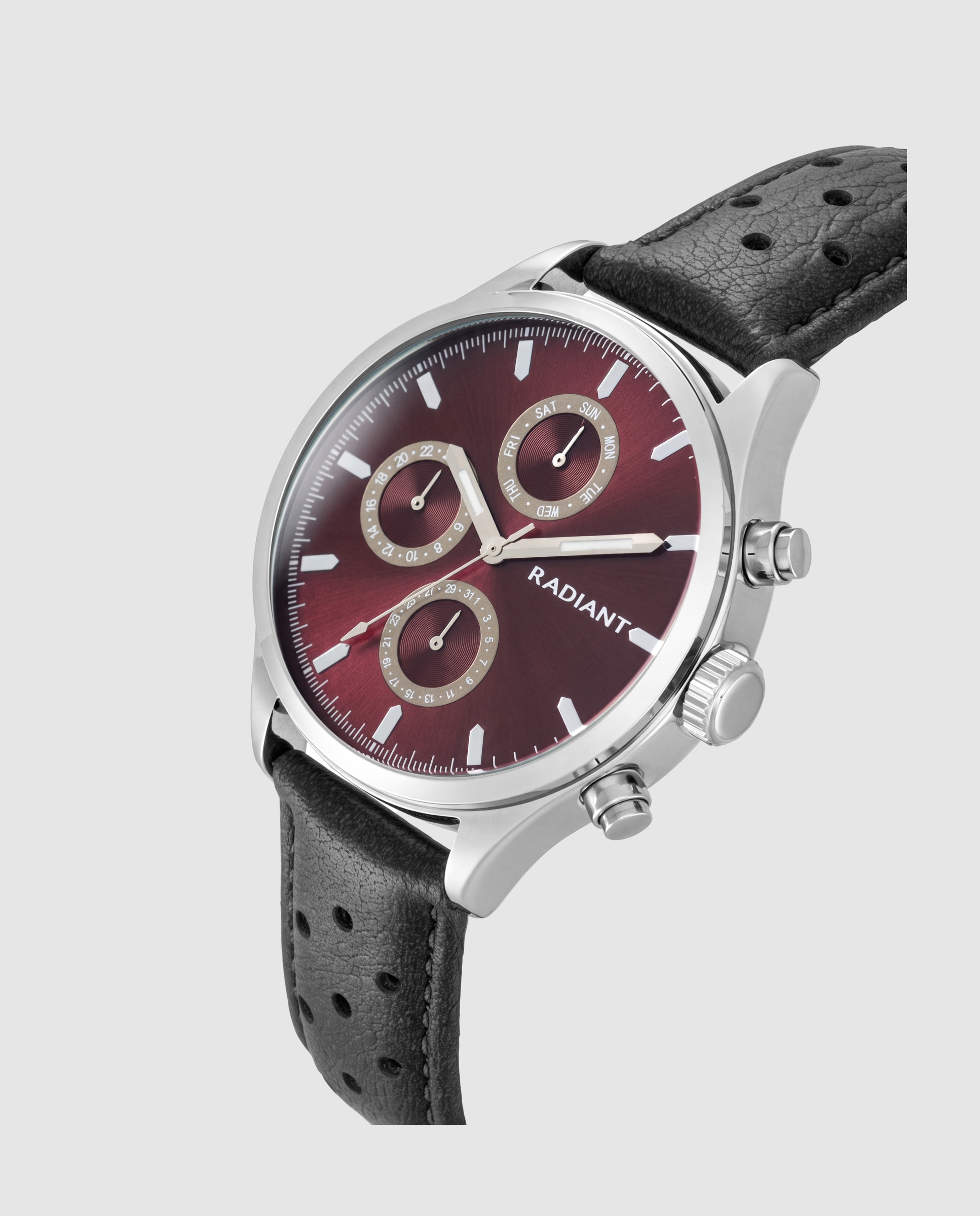 Reloj de hombre dune ram100708 de piel sintética y correa negra - Radiant - Negro Negro-2