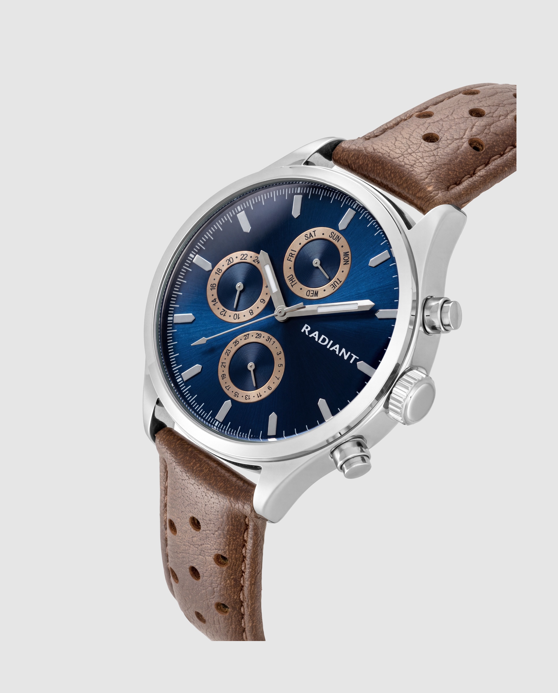 Reloj de hombre dune ram100709 de piel sintética y correa - Radiant - Marrón Marrón-3
