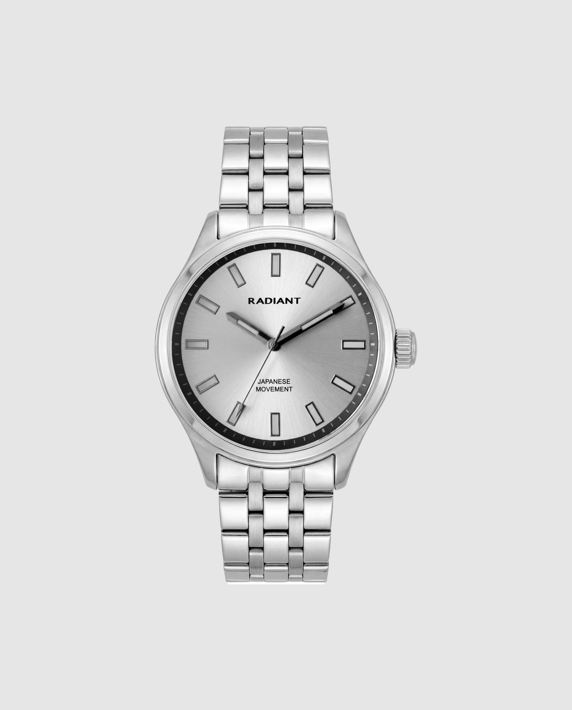 Reloj de hombre metric ram101201 de acero y correa plateada/gris - Radiant - Plata Plata-1