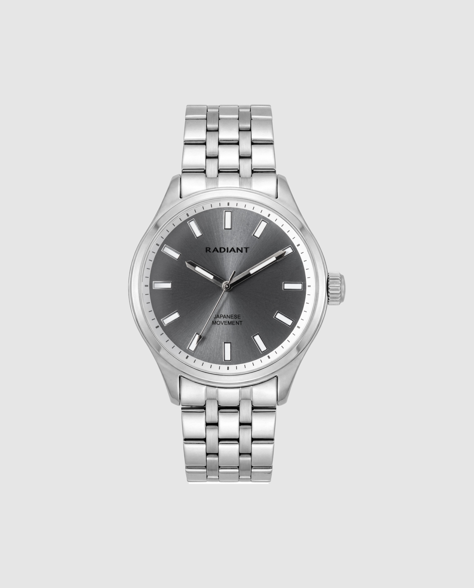 Reloj de hombre metric ram101202 de acero y correa plateada/gris - Radiant - Plata Plata-1