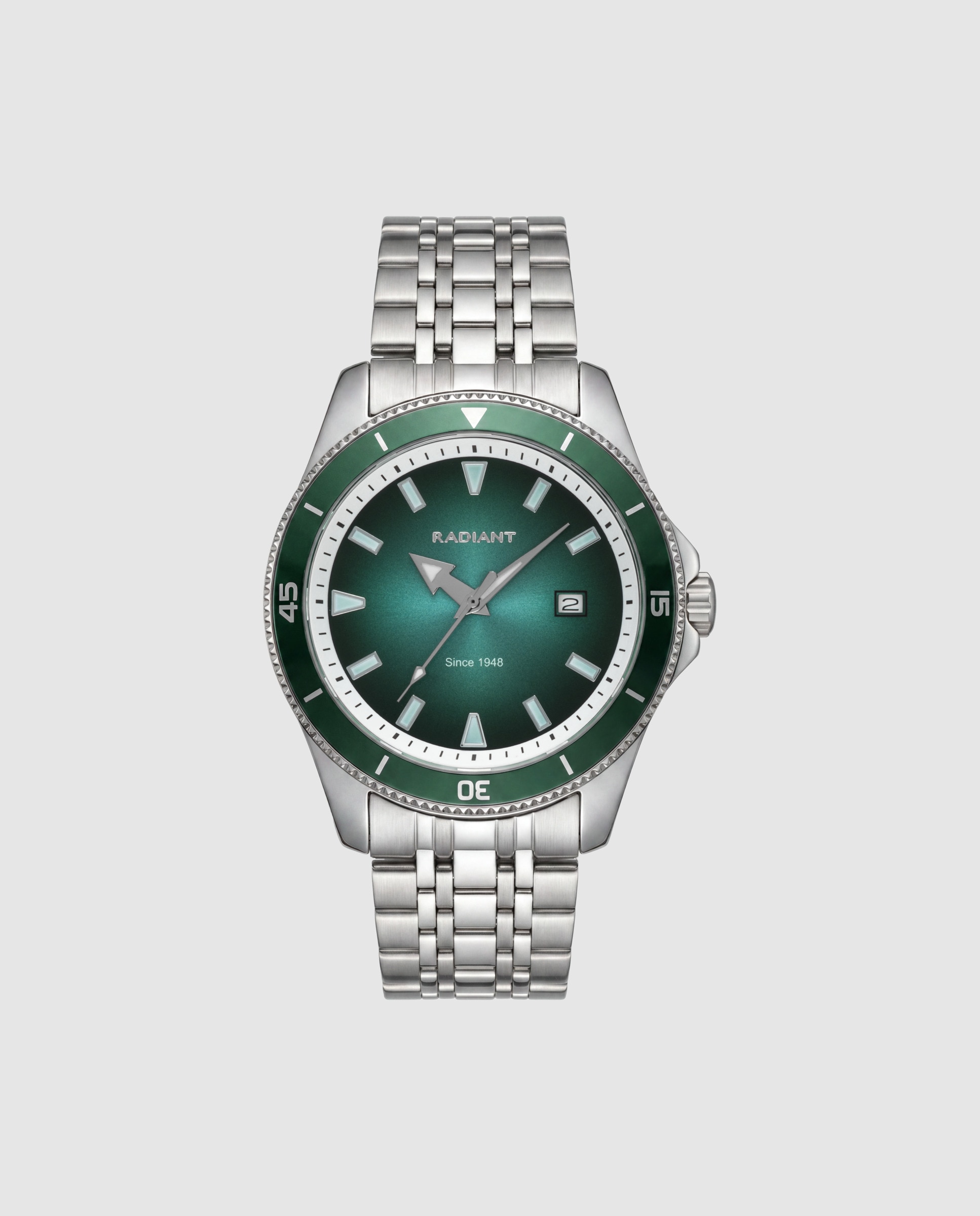 Reloj de hombre nolan ram102203 de acero y correa plateada/gris - Radiant - Plata Plata-1