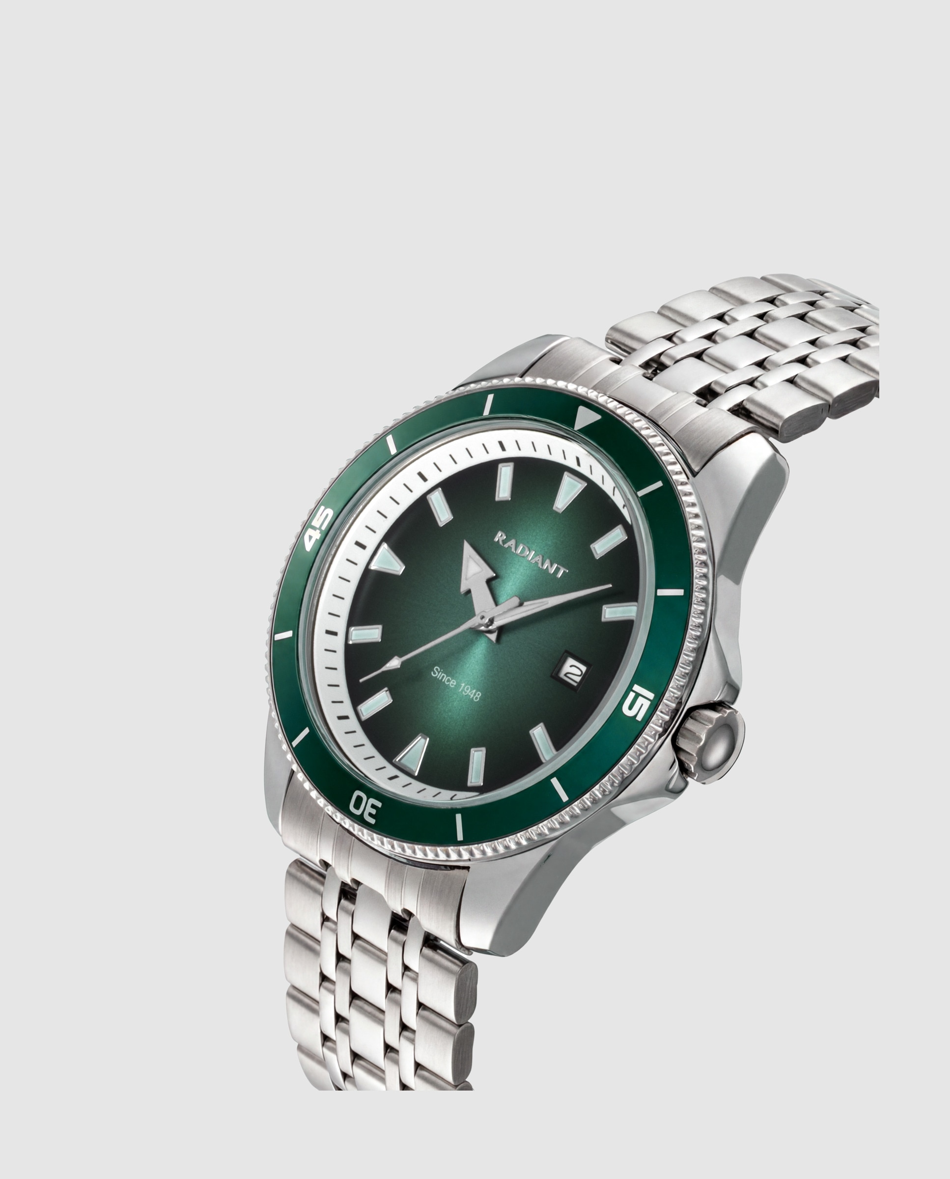 Reloj de hombre nolan ram102203 de acero y correa plateada/gris - Radiant - Plata Plata-2