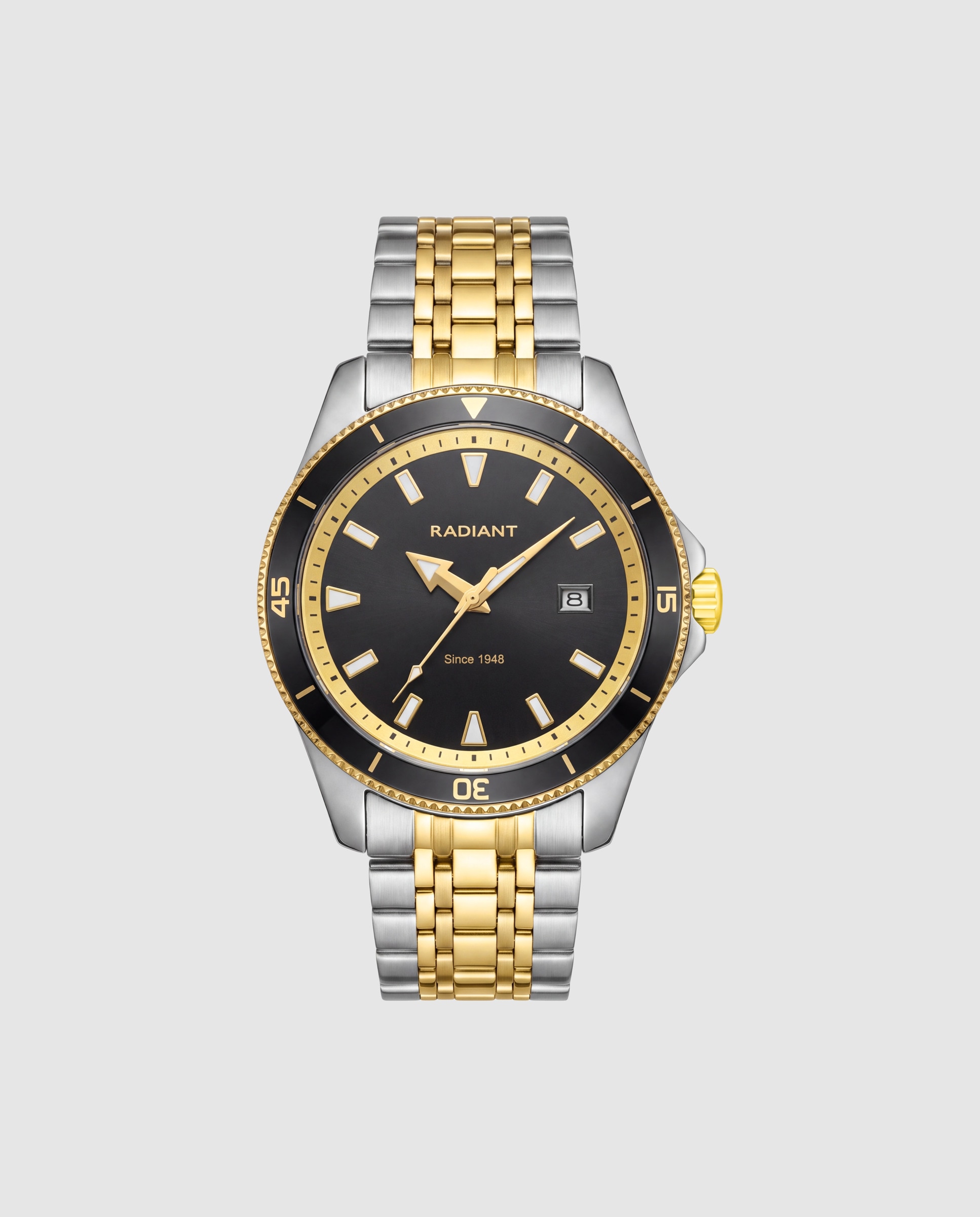 Reloj de hombre nolan ram102204 de acero y correa bicolor oro - Radiant - Plata Plata-1