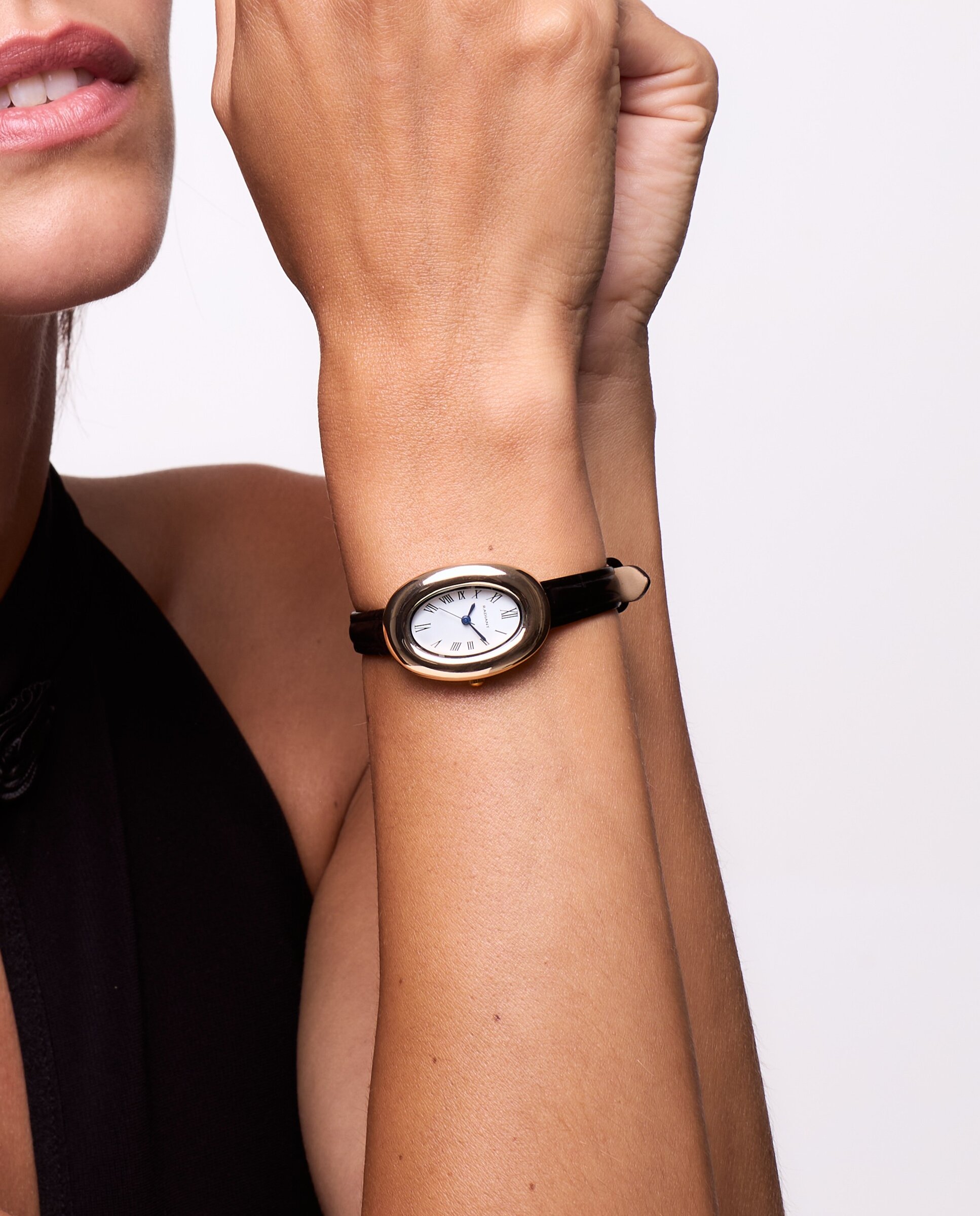 Reloj de mujer vera ra706205 de piel sintética y correa negra - Radiant - Negro Negro-2