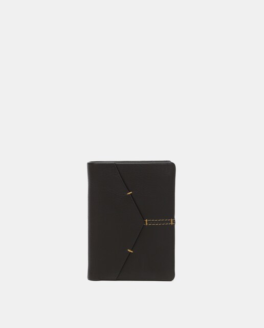 Imagen 0 de Cartera de hombre Oceans Diary de piel con protección RFID en marrón