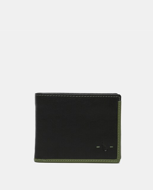 Imagen 0 de Cartera de hombre Oceans Diary de piel con protección RFID