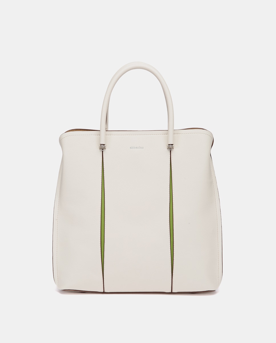 Bolso de mano bicolor - Abbacino - Beige Beige-1
