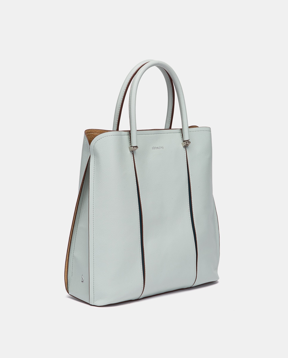 Bolso de mano bicolor - Abbacino - Azul Azul-3