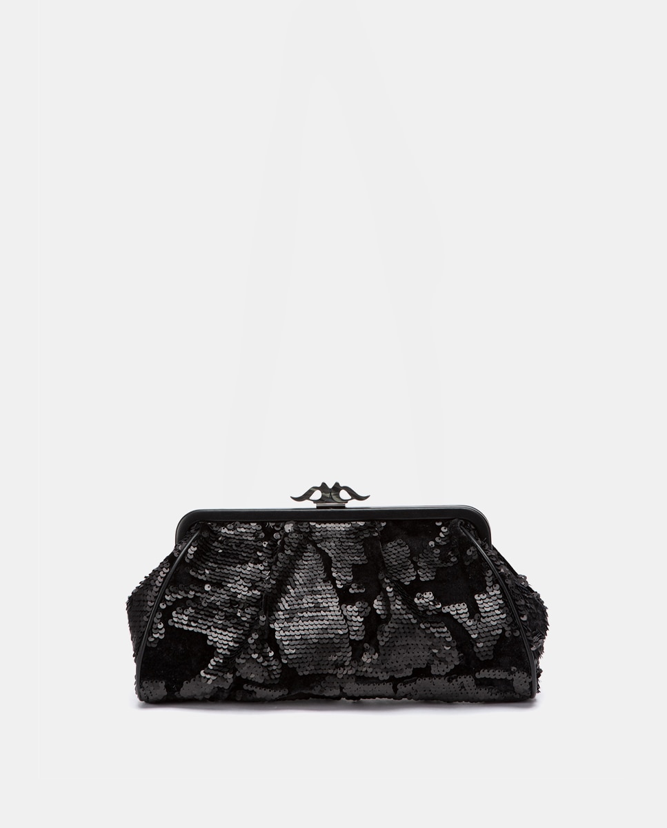 Imagen 0 de Bolso de fiesta de lentejuelas negro Negro
