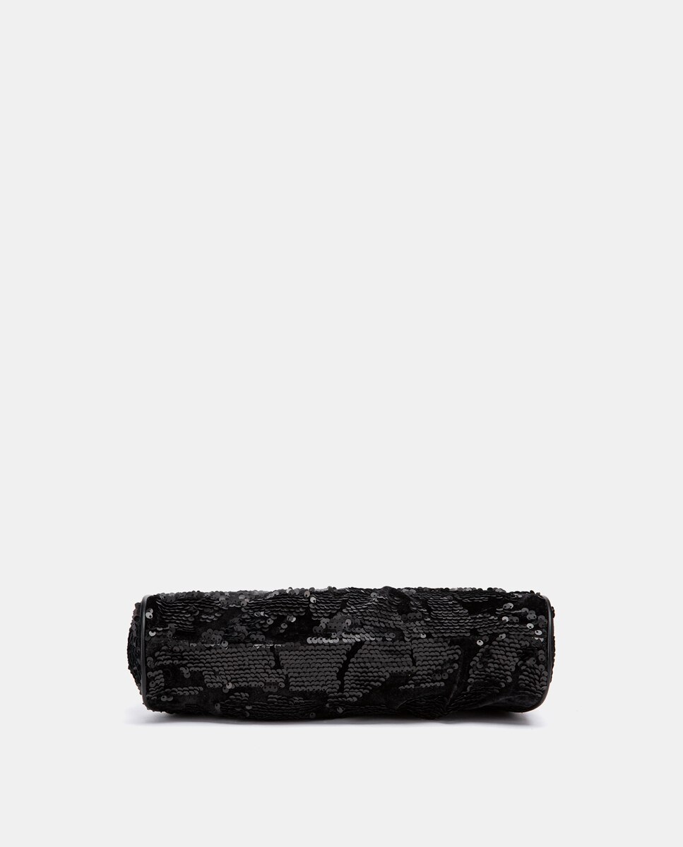 Bolso de fiesta de lentejuelas - Abbacino - Negro Negro-6