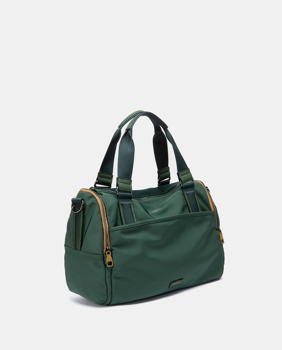 Bolso de viaje en materiales reciclados gris - Abbacino - Verde Verde-1