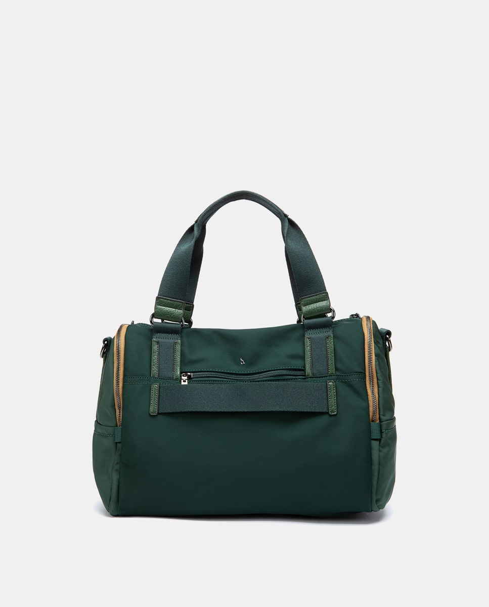 Bolso de viaje en materiales reciclados gris - Abbacino - Verde Verde-2
