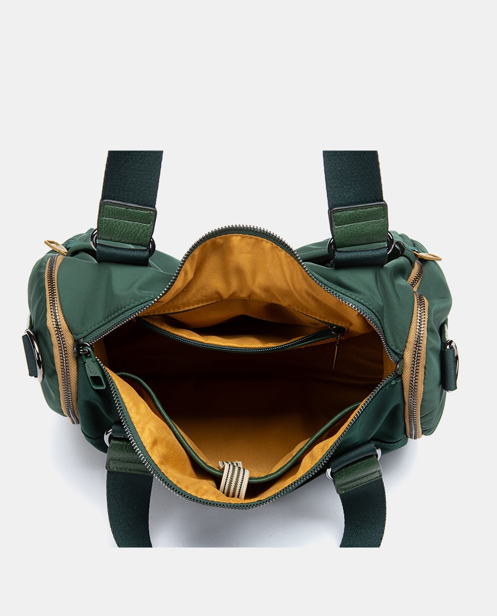 Bolso de viaje en materiales reciclados gris - Abbacino - Verde Verde-6