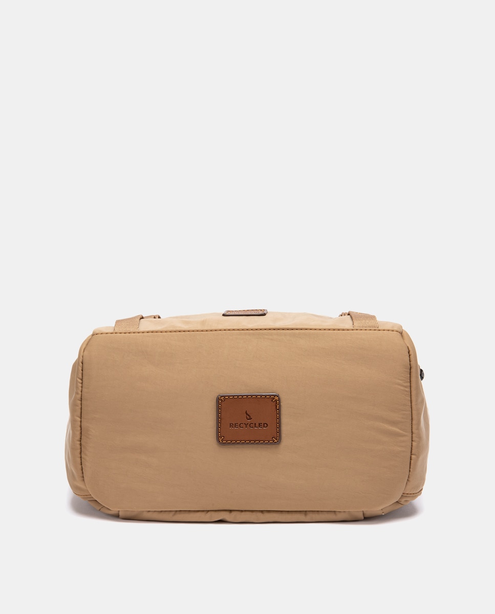 Mochila en materiales reciclados marrón - Abbacino - Beige Beige-4