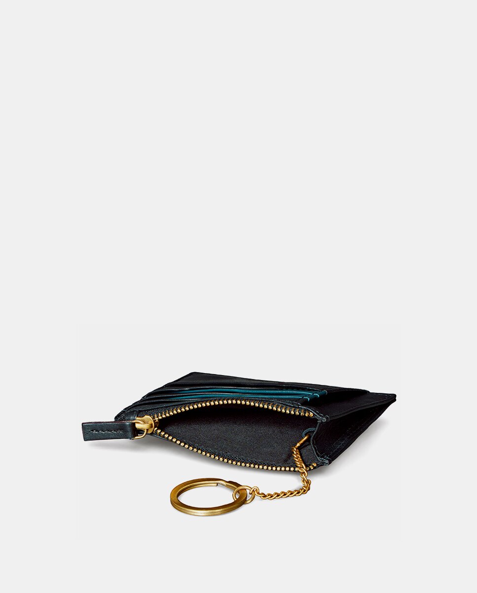 Tarjetero de mujer en piel - Abbacino - Negro Negro-3