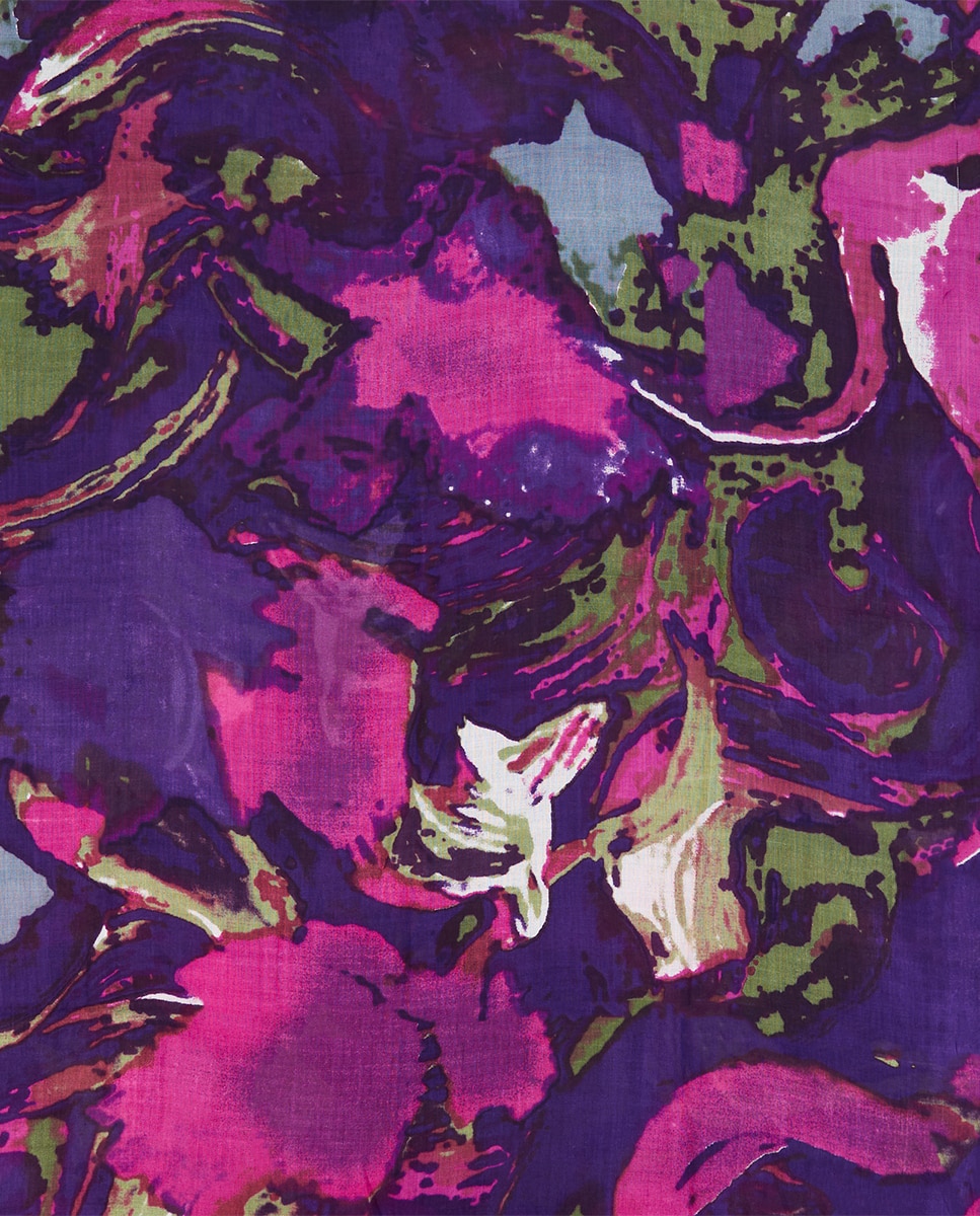 Pañuelo de viscosa con estampado abstracto - Abbacino - Multicolor Multicolor-4