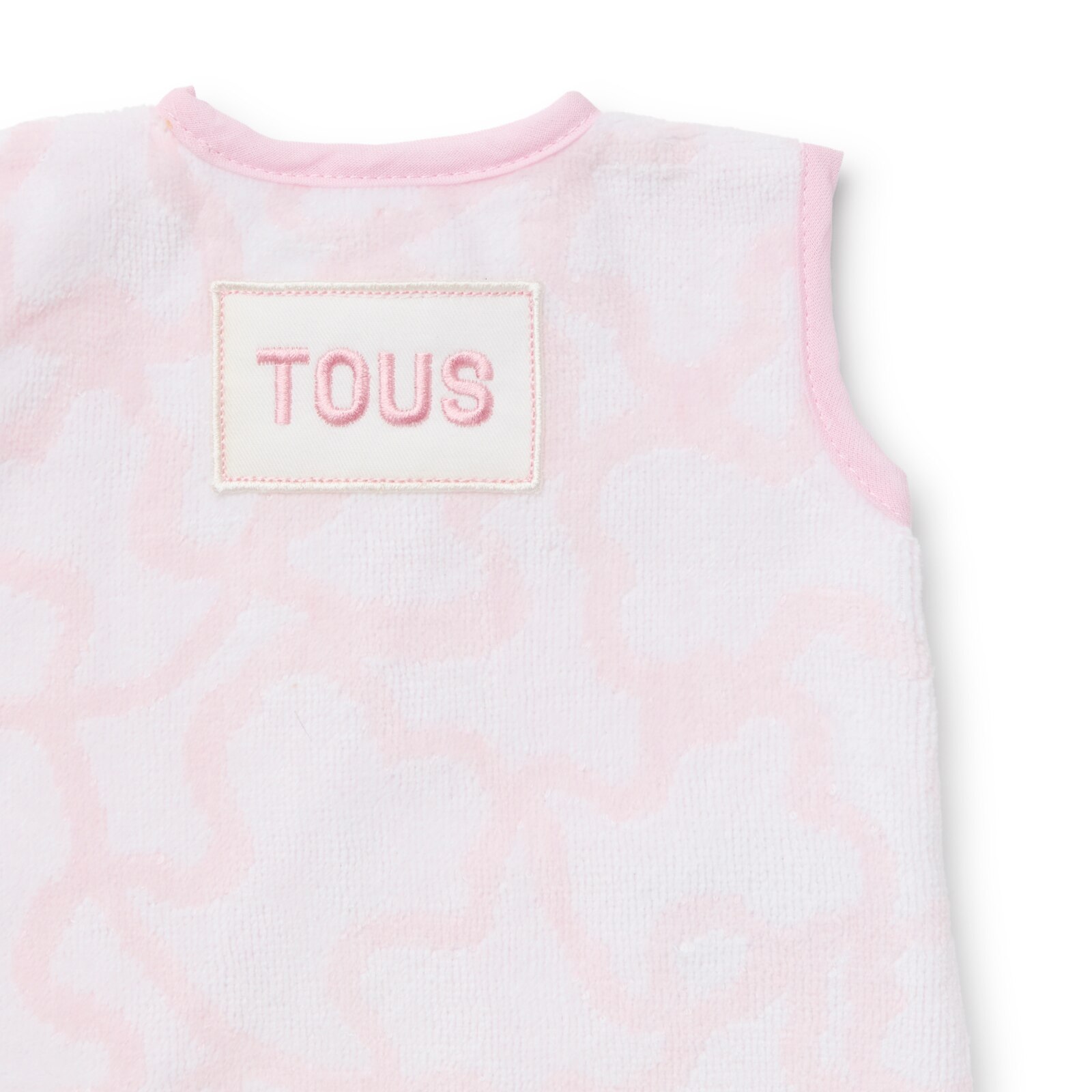 Babero Tous Baby de 18 meses a 2 años Kaos - Rosa Rosa-3