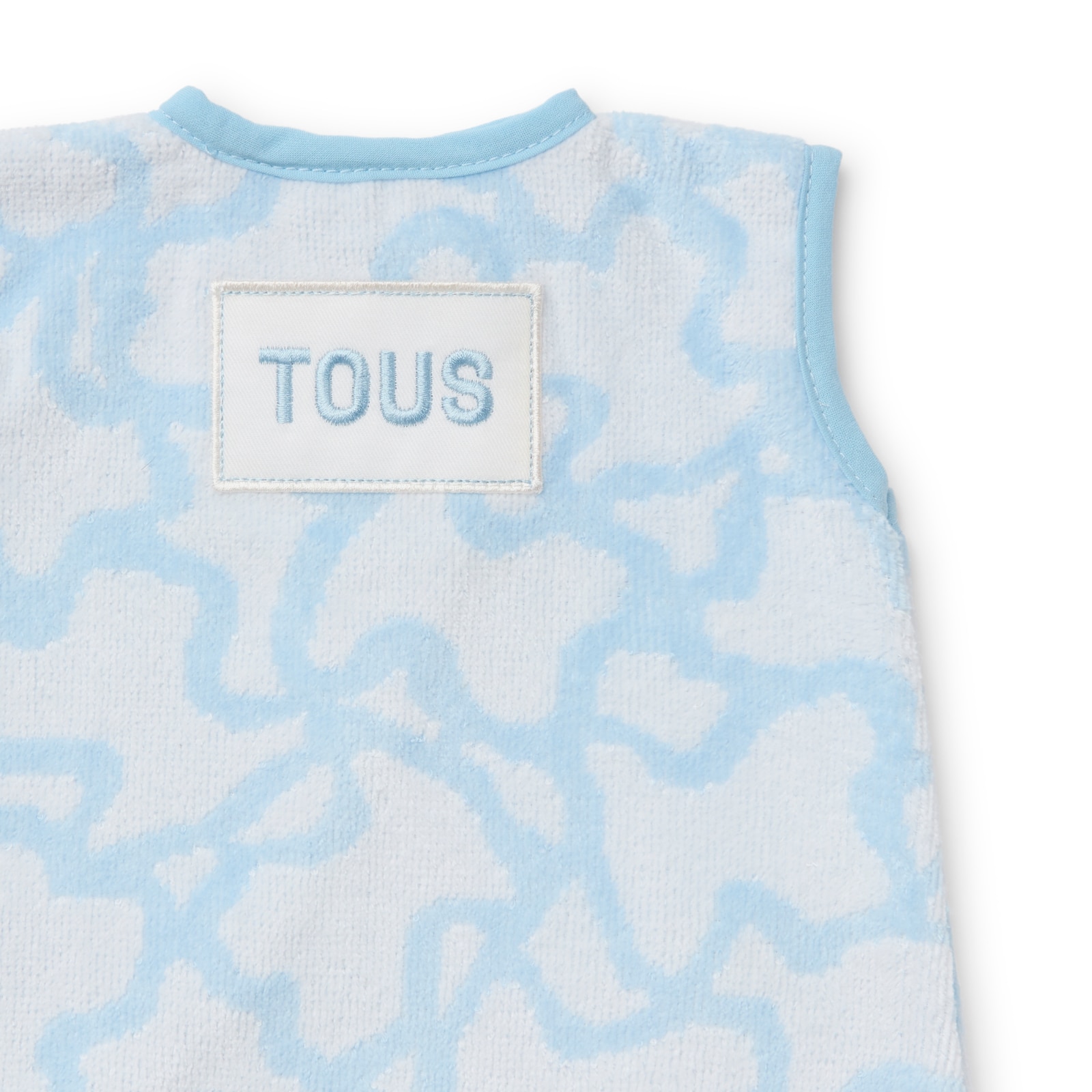 Babero Tous Baby de 18 meses a 2 años Kaos Azul claro Azul claro-3