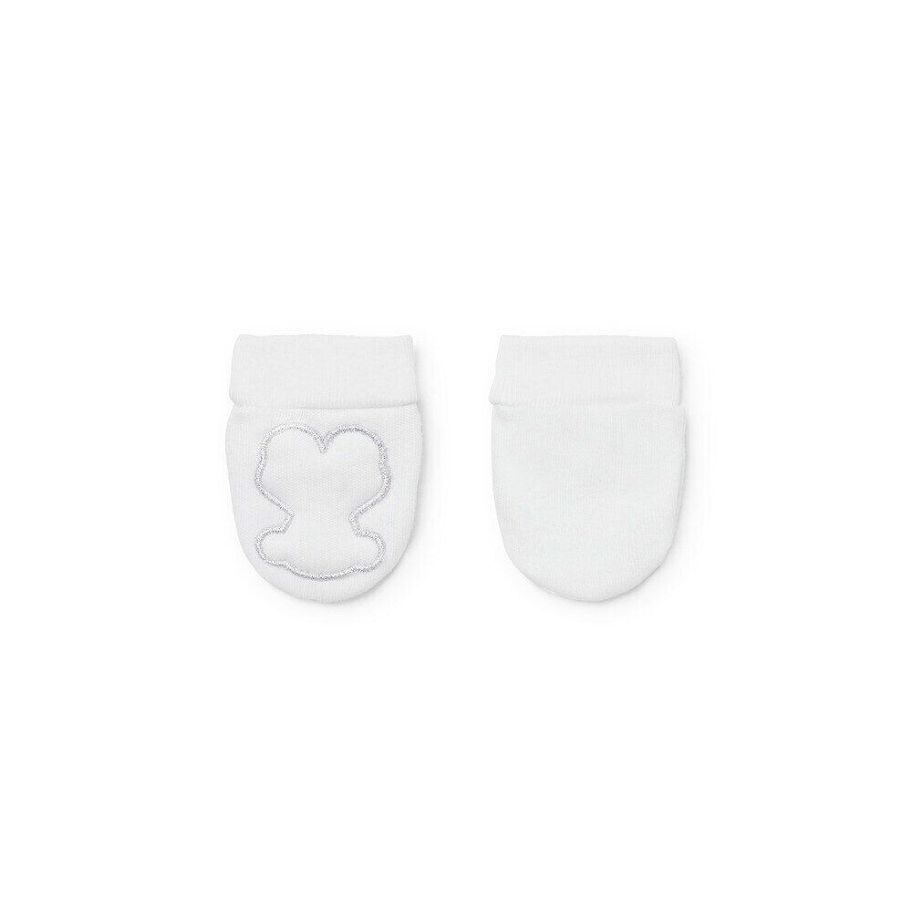 Conjunto de bebé recién nacido de algodón en color blanco con bordado - Tous - Blanco Blanco-2