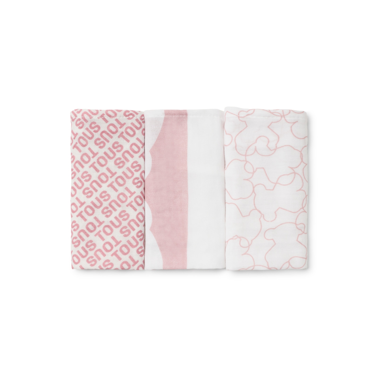 Tous - Pack de 3 muselinas 38x38 cm Tous Baby multi estampadas.