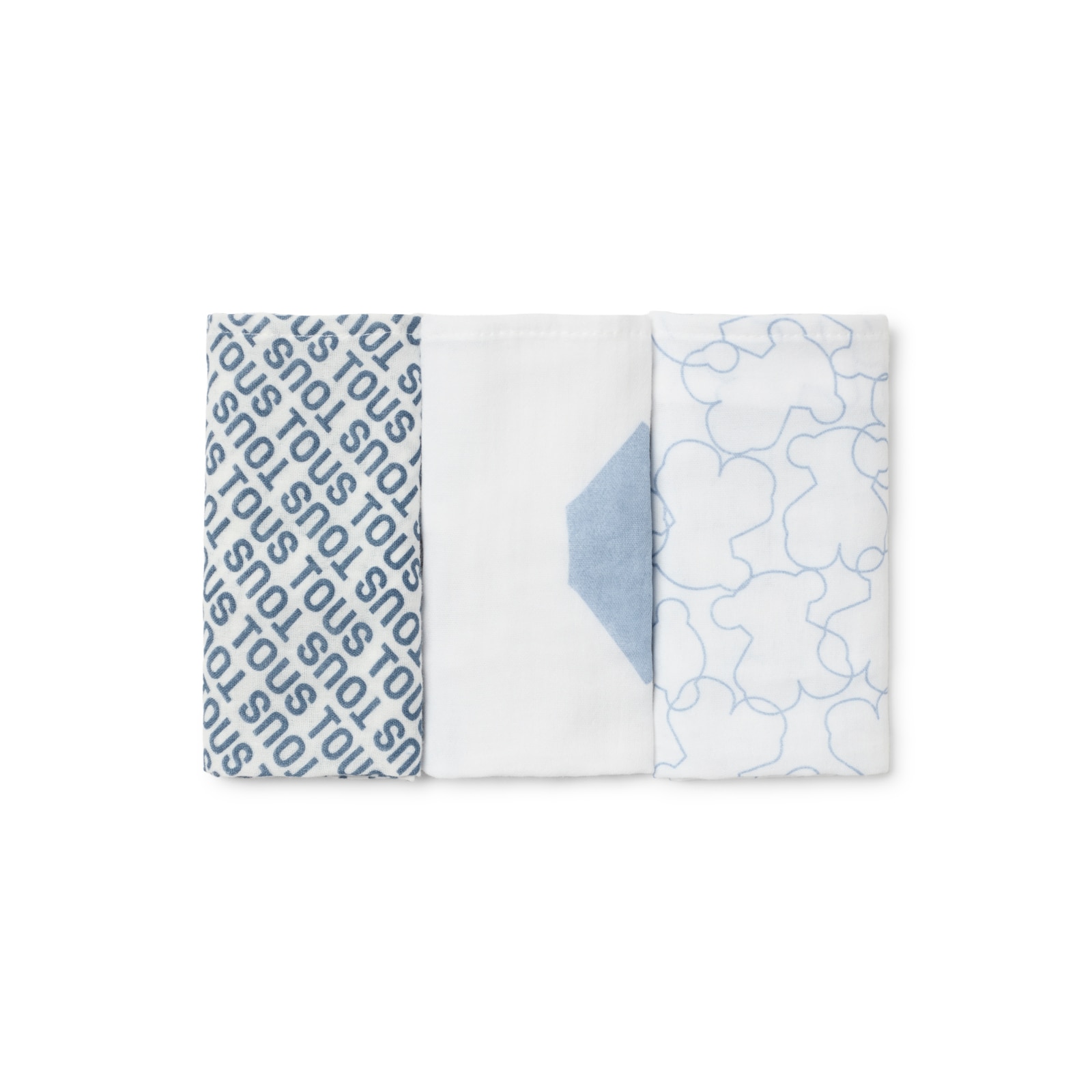 Tous - Pack de 3 muselinas 38x38 cm Tous Baby multi estampadas.
