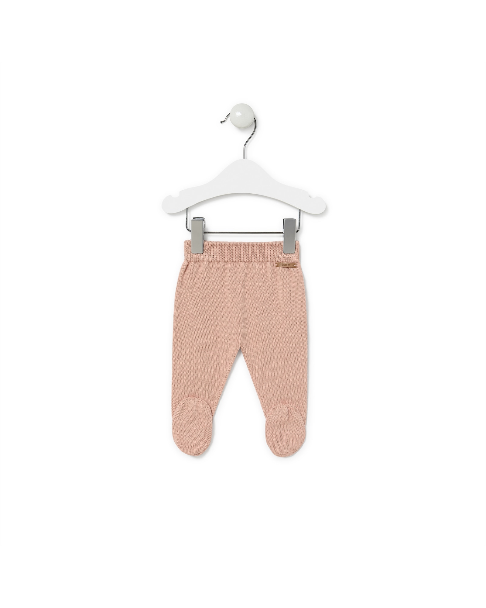 Conjunto de punto de bebé niña con jersey y polaina - Tous - Rosa Rosa-3