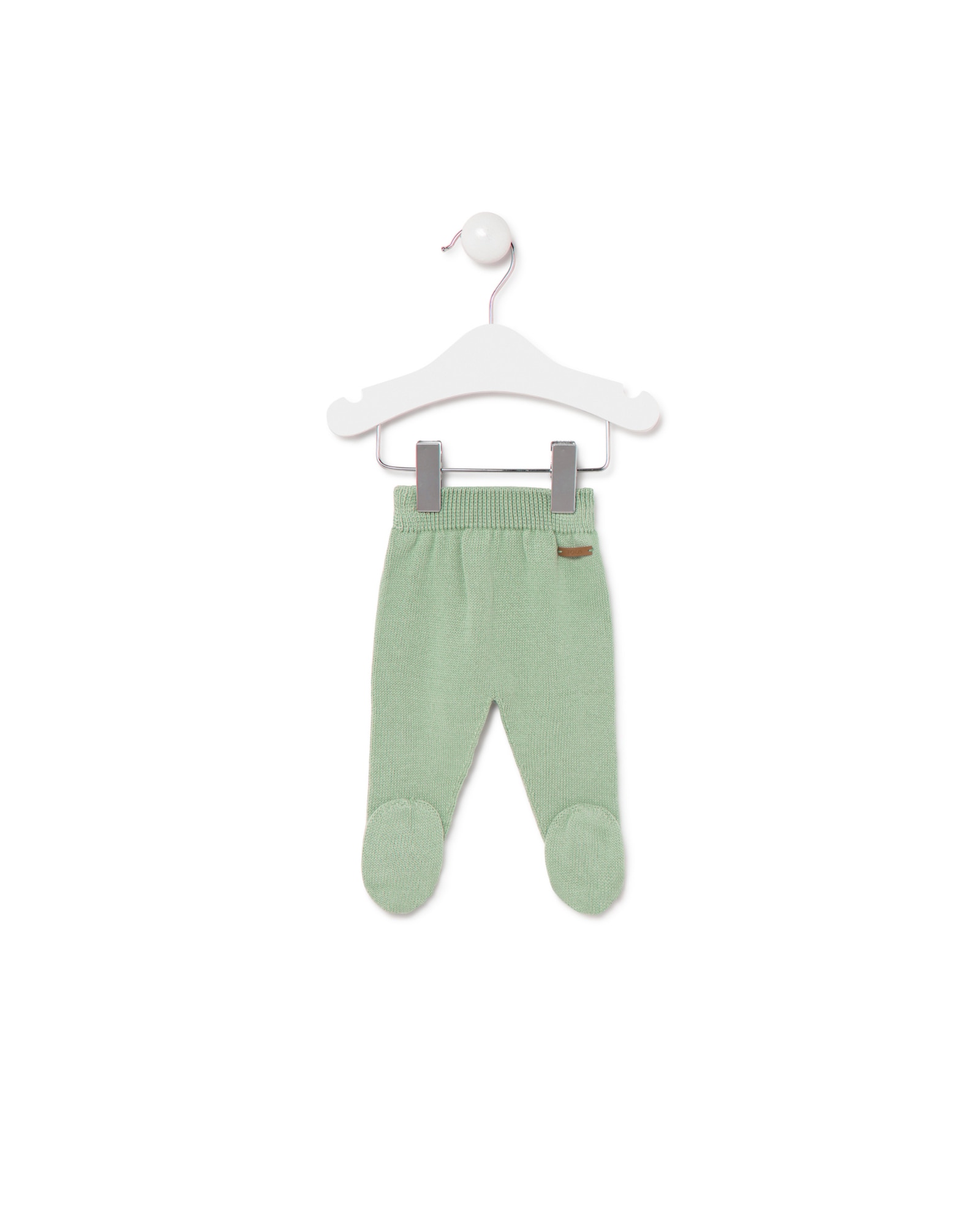 Conjunto de punto de bebé niña con jersey y polaina - Tous - Verde Verde-3