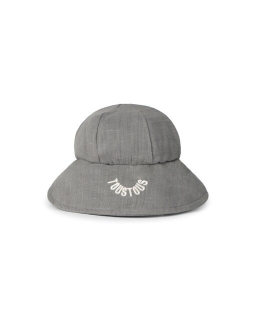 Imagen 0 de Gorro de bebé en muselina de algodón teñido
