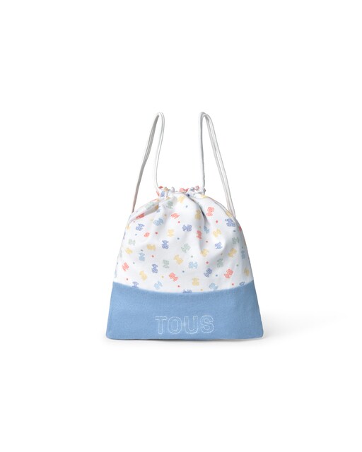 Imagen 0 de Bolsa para guardería Tous Baby de algodón con osos multicolor