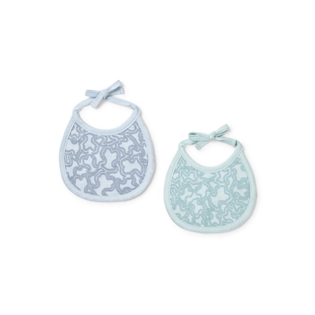 Imagen 0 de Pack de 2 baberos Tous Baby de algodón estampados Kaos