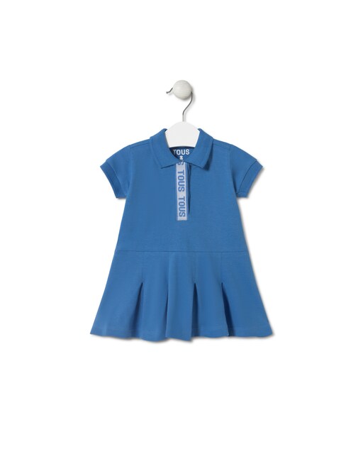Imagen 0 de Vestido de niña de algodón piqué