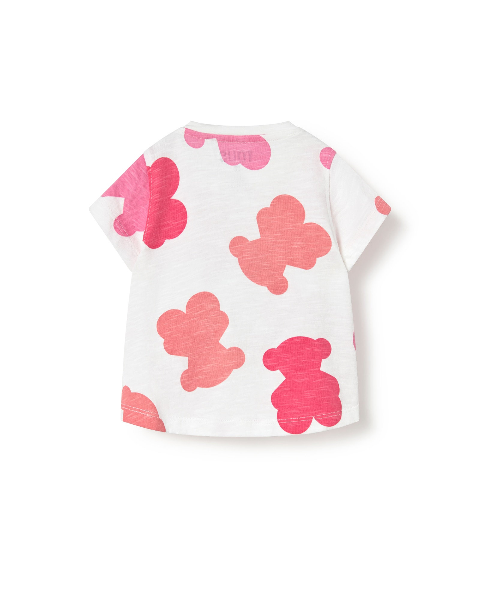 Camiseta de niña en algodón con osos - Tous - Blanco / Rosa Blanco / Rosa-2