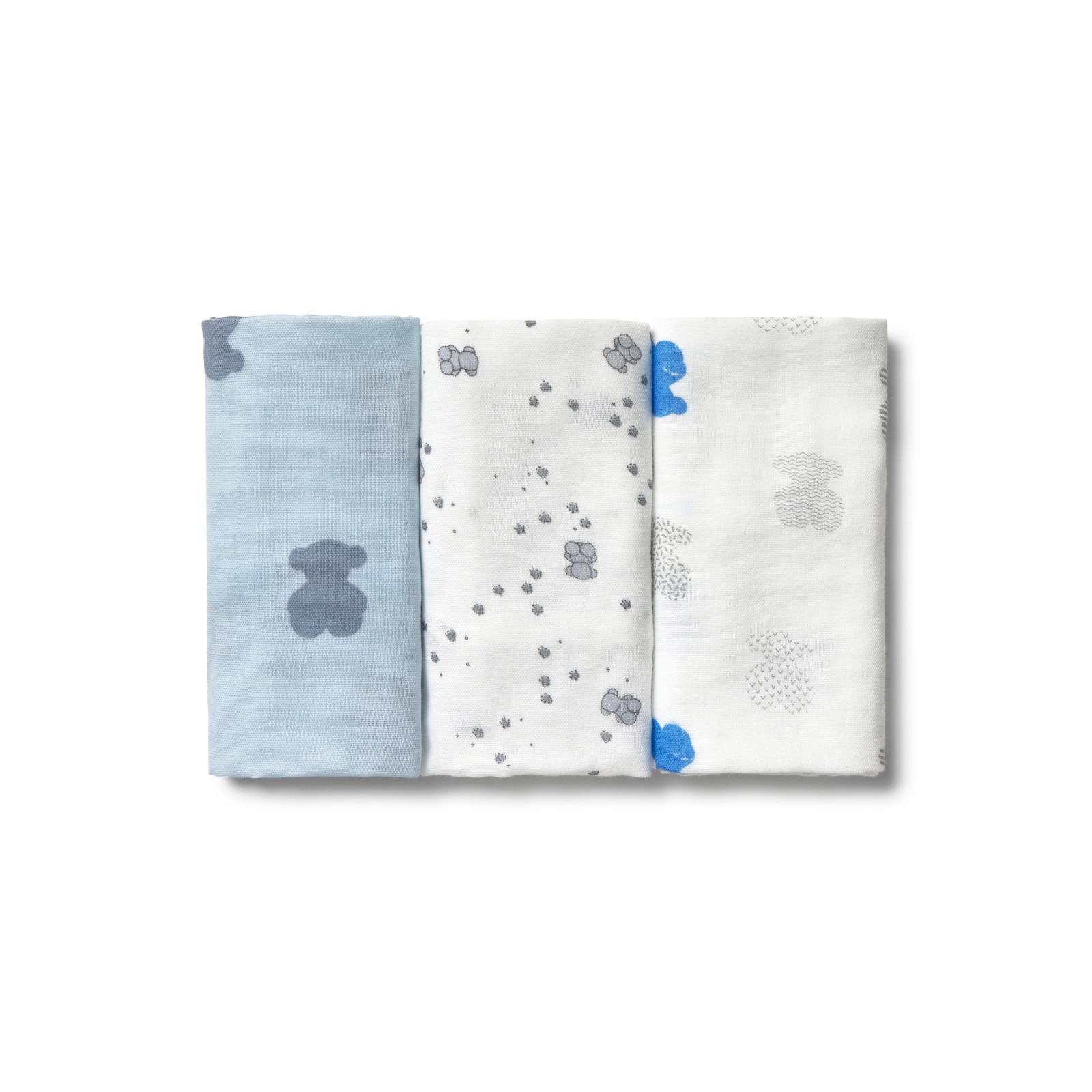 Tous - Pack de 3 muselinas 38x38 cm Tous Baby multi estampadas.