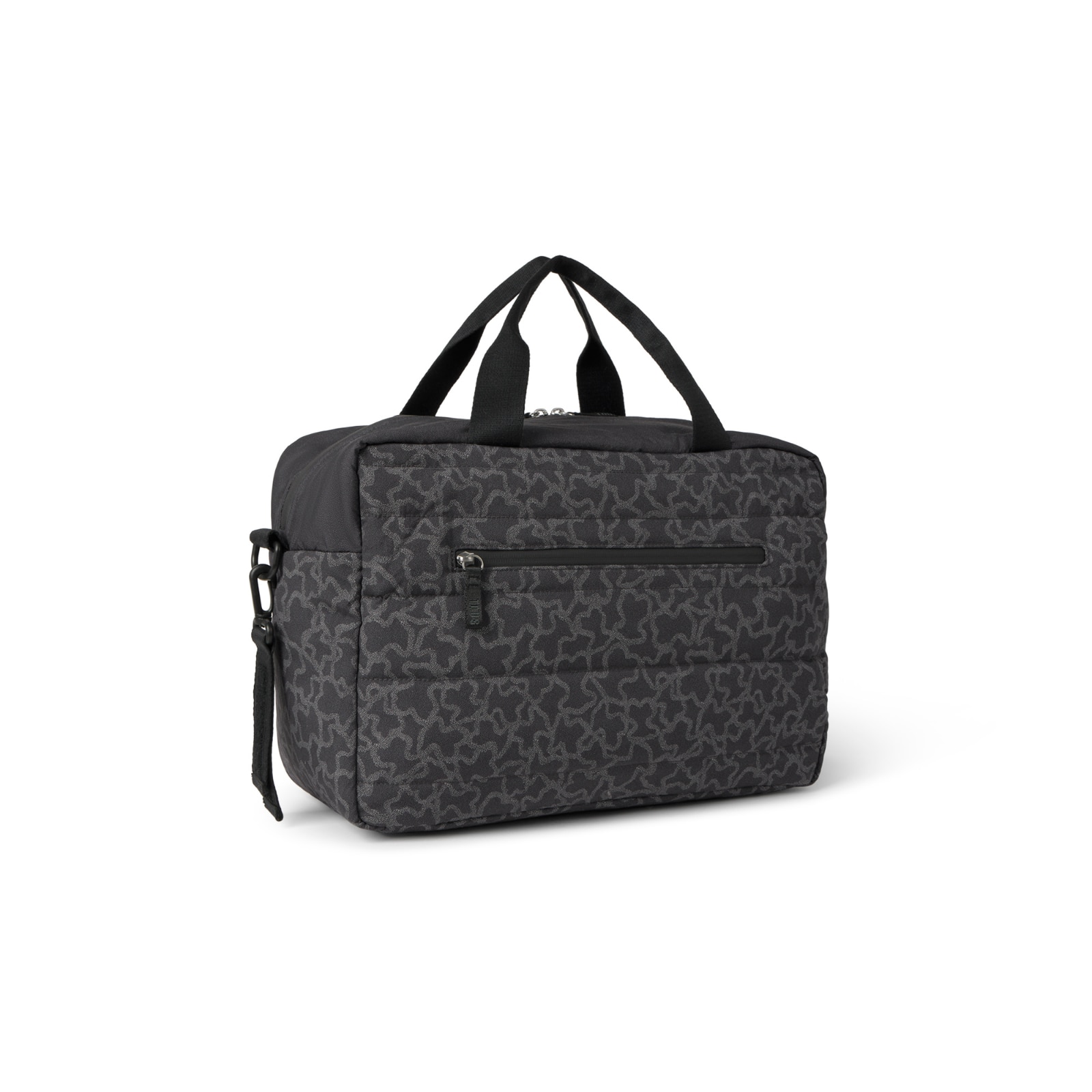 Bolsa de maternidad (42x26 cm) con cambiador estampada Kaos - Negro Negro-2