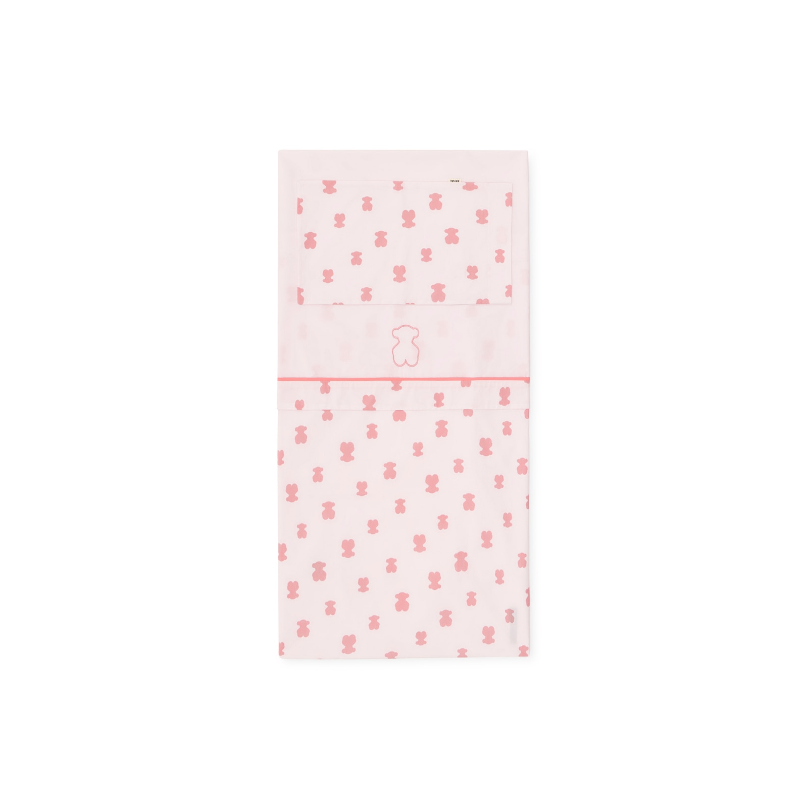 Juego de sábanas para cuna (60x120 cm) Tous Baby con osos - Rosa Rosa-2