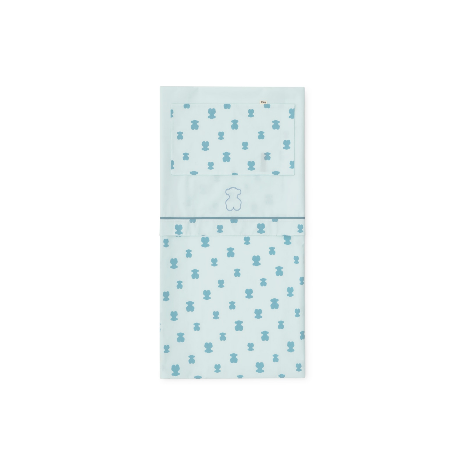 Juego de sábanas para cuna (60x120 cm) Tous Baby con osos - Verde Verde-2