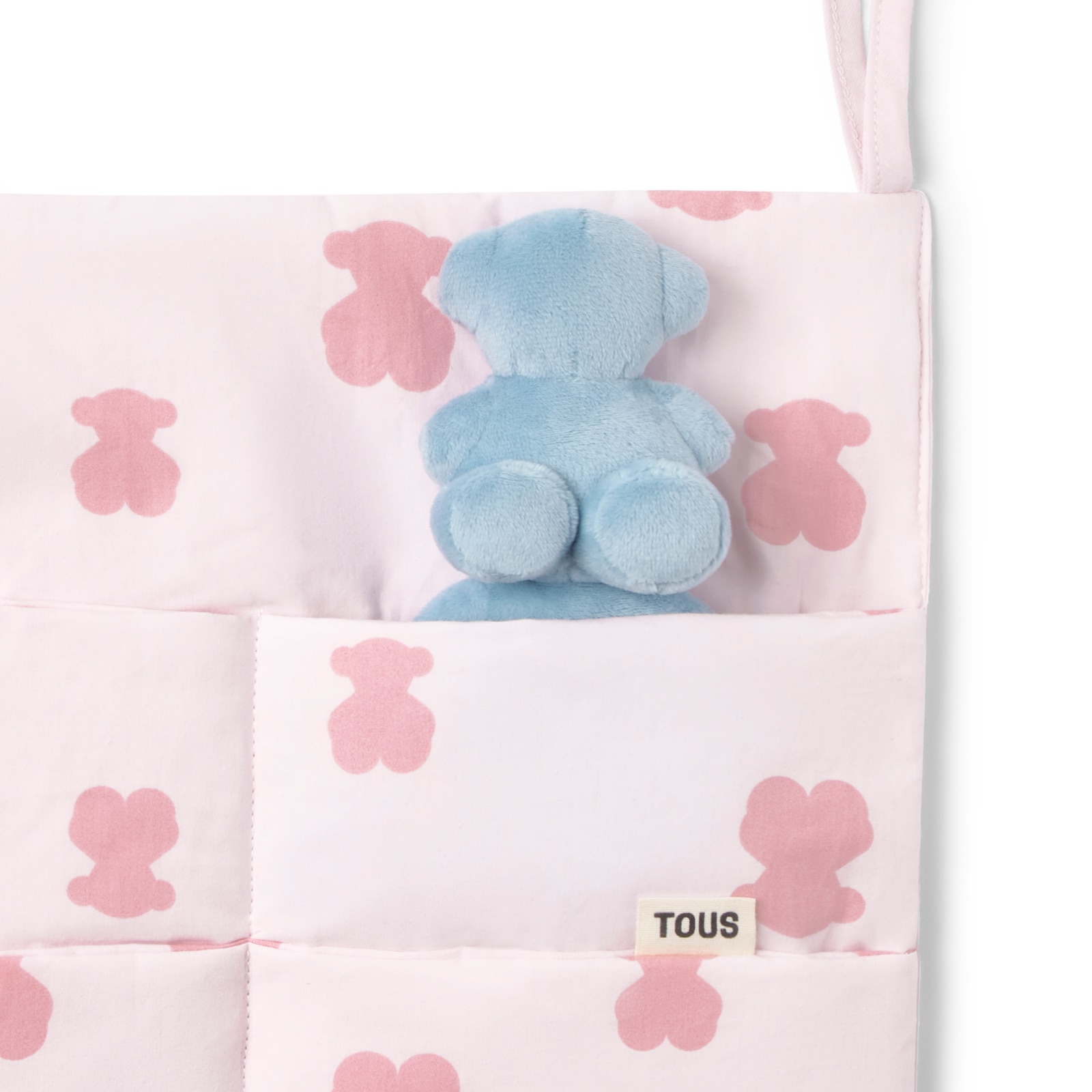 Imagen 2 de Organizador para cuna (48x30 cm) Tous Baby con osos - Rosa Rosa