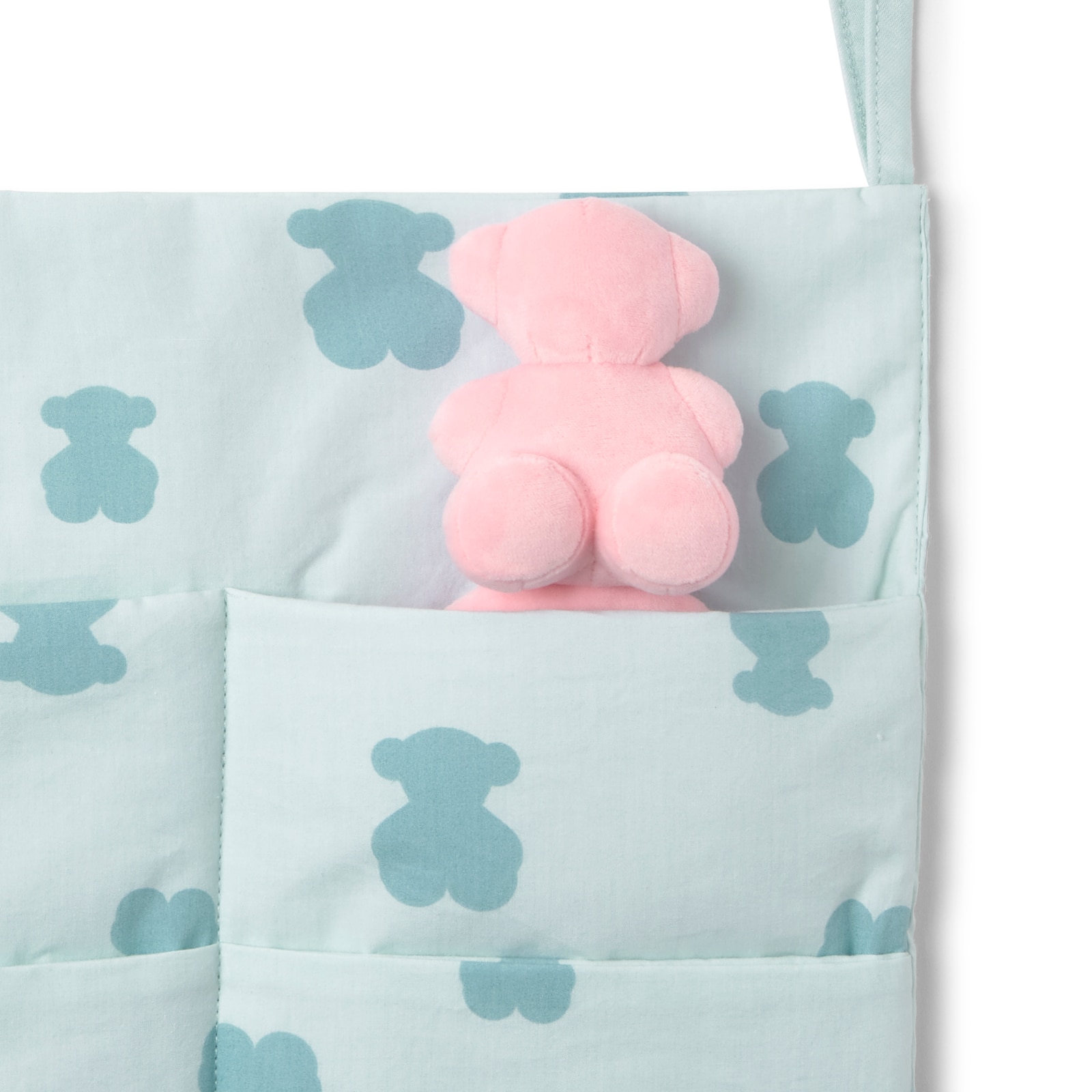 Organizador para cuna (48x30 cm) Tous Baby con osos Verde Agua Verde Agua-2