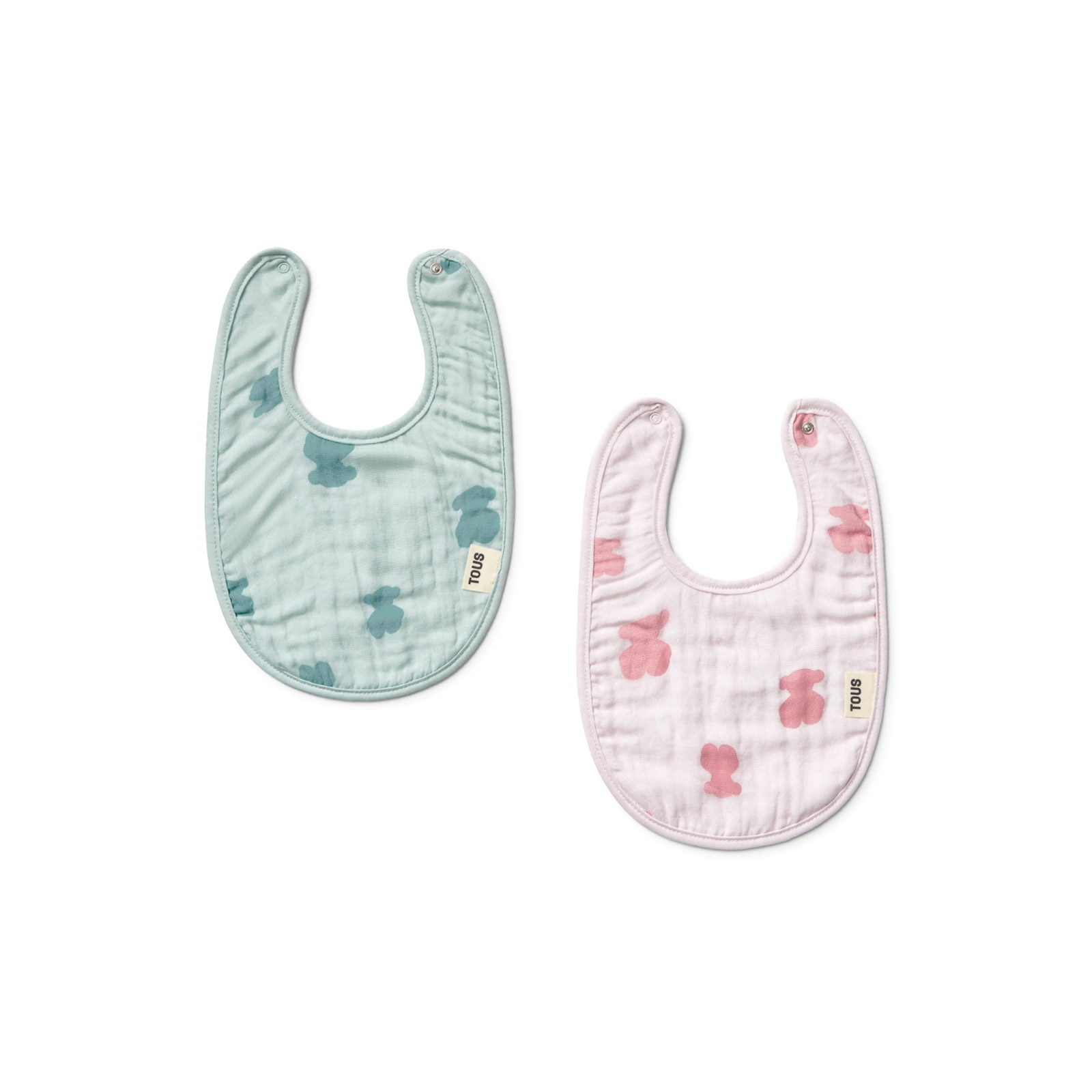 Tous - Set de baberos de bebé Tous Baby en muselina de algodón con osos.