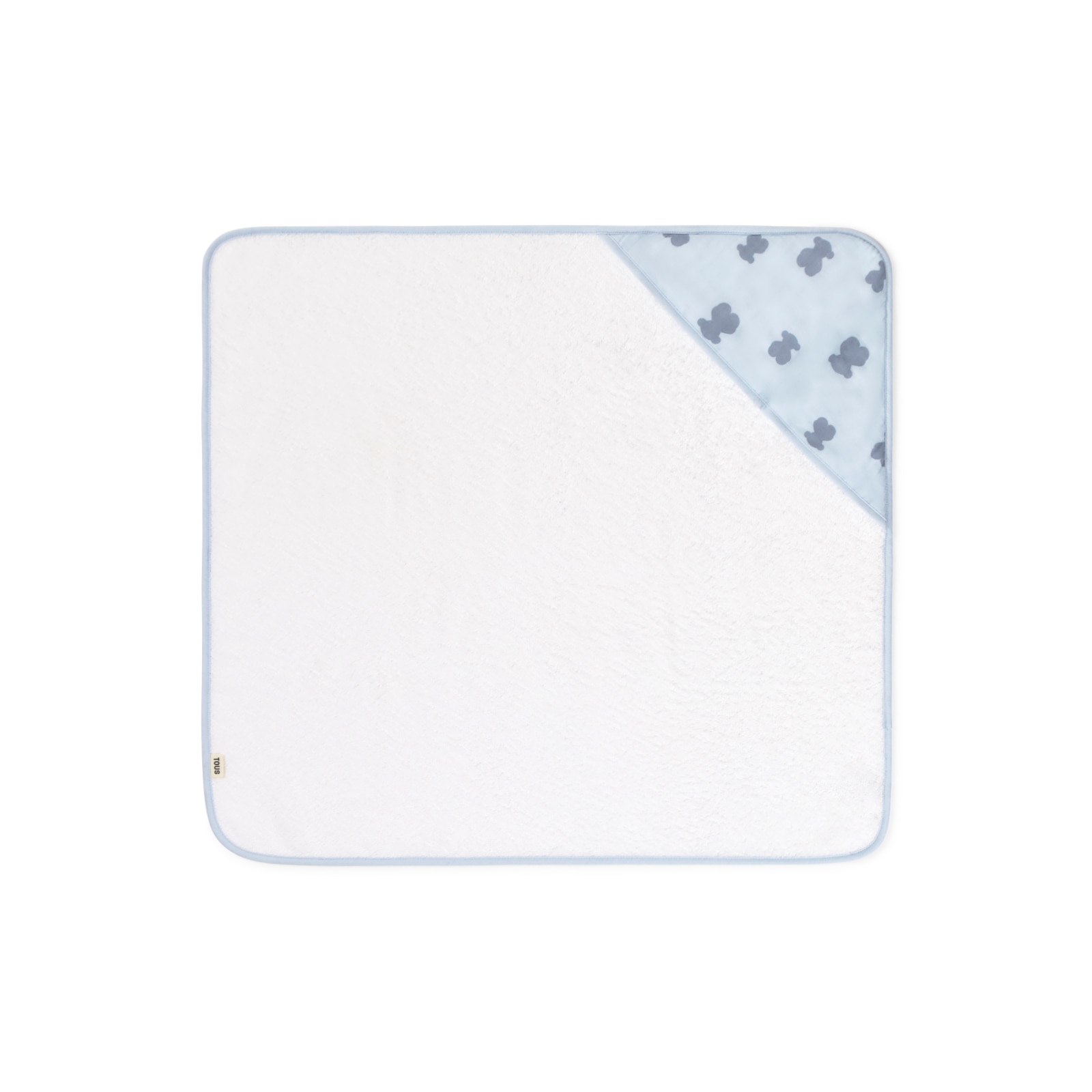 Tous - Capa de baño 75x75cm Tous Baby de algodón con osos.