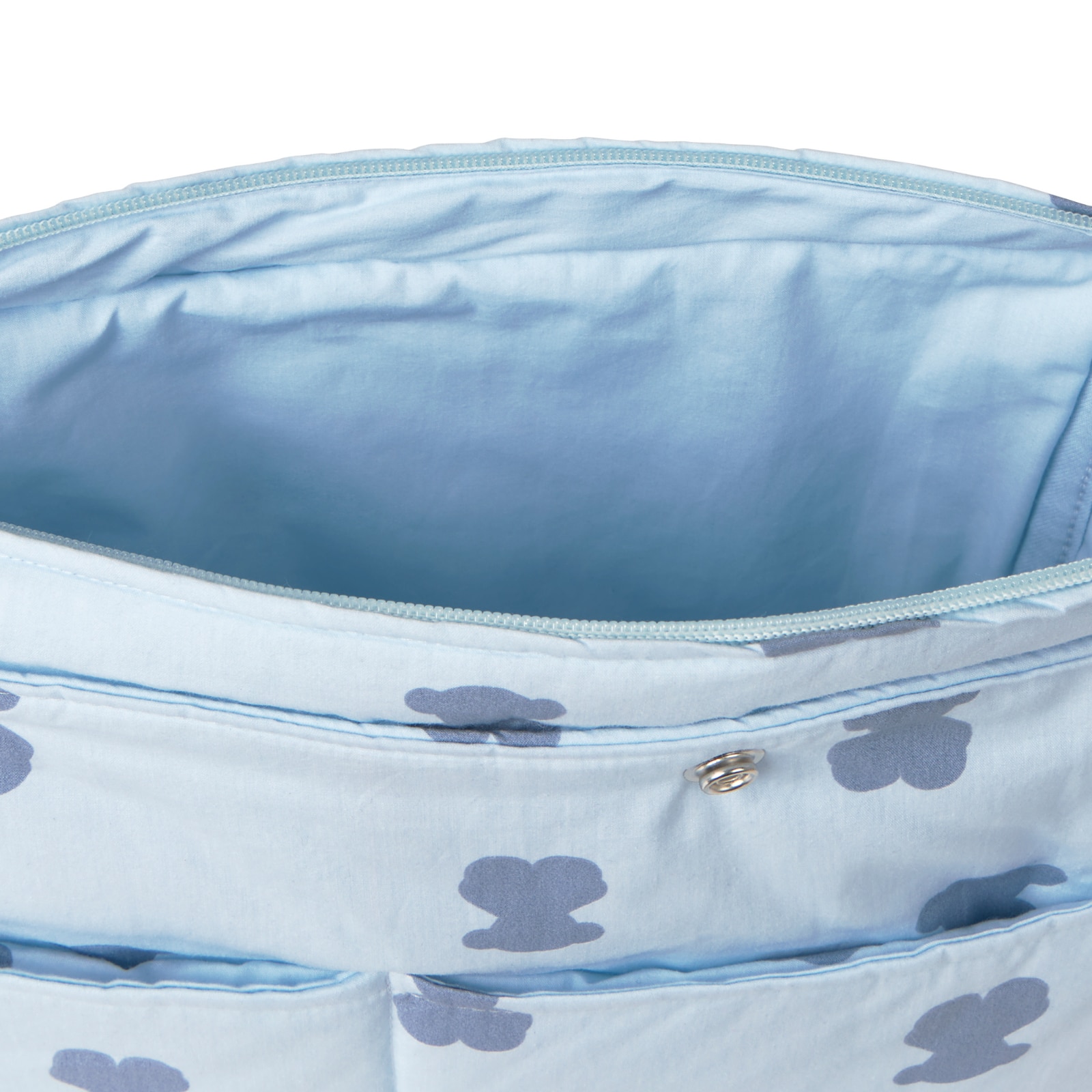 Imagen 3 de Bolsa de maternidad (32x22x9 cm) con osos - Azul claro Azul claro