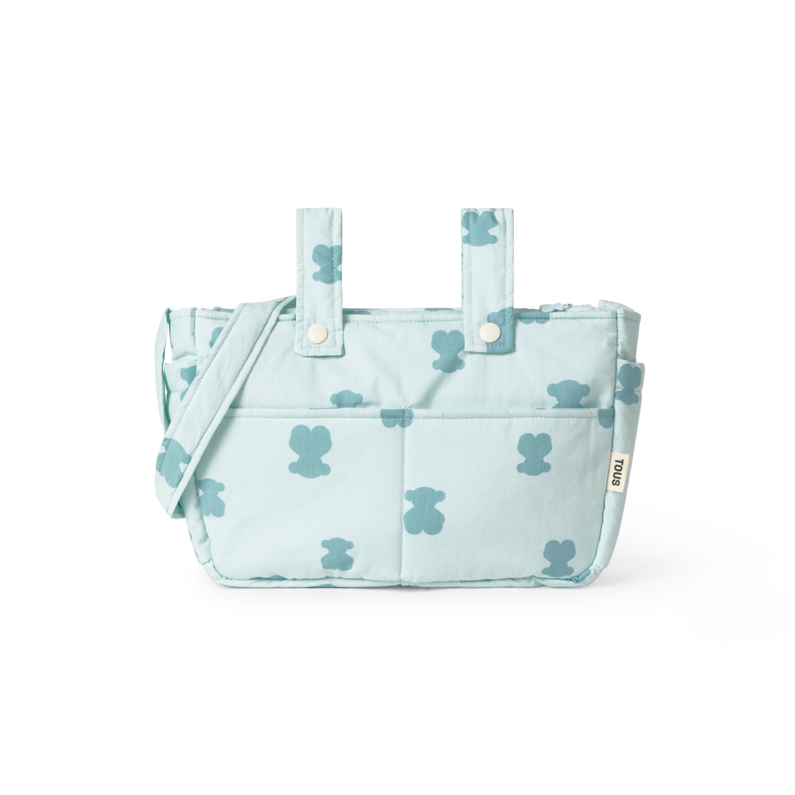 Imagen 1 de Bolsa de maternidad (32x22x9 cm) con osos - Verde Agua Verde Agua