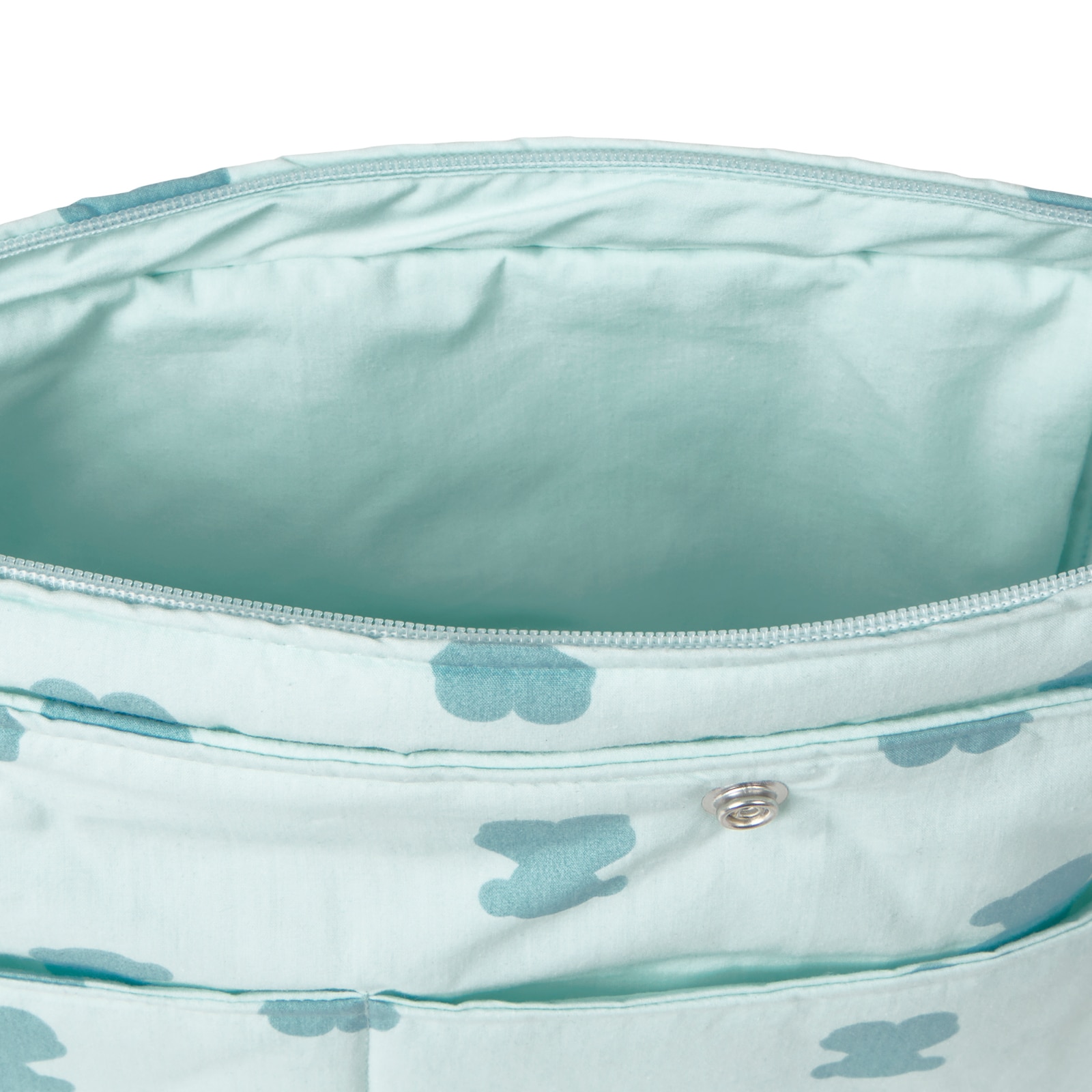 Imagen 3 de Bolsa de maternidad (32x22x9 cm) con osos - Verde Agua Verde Agua